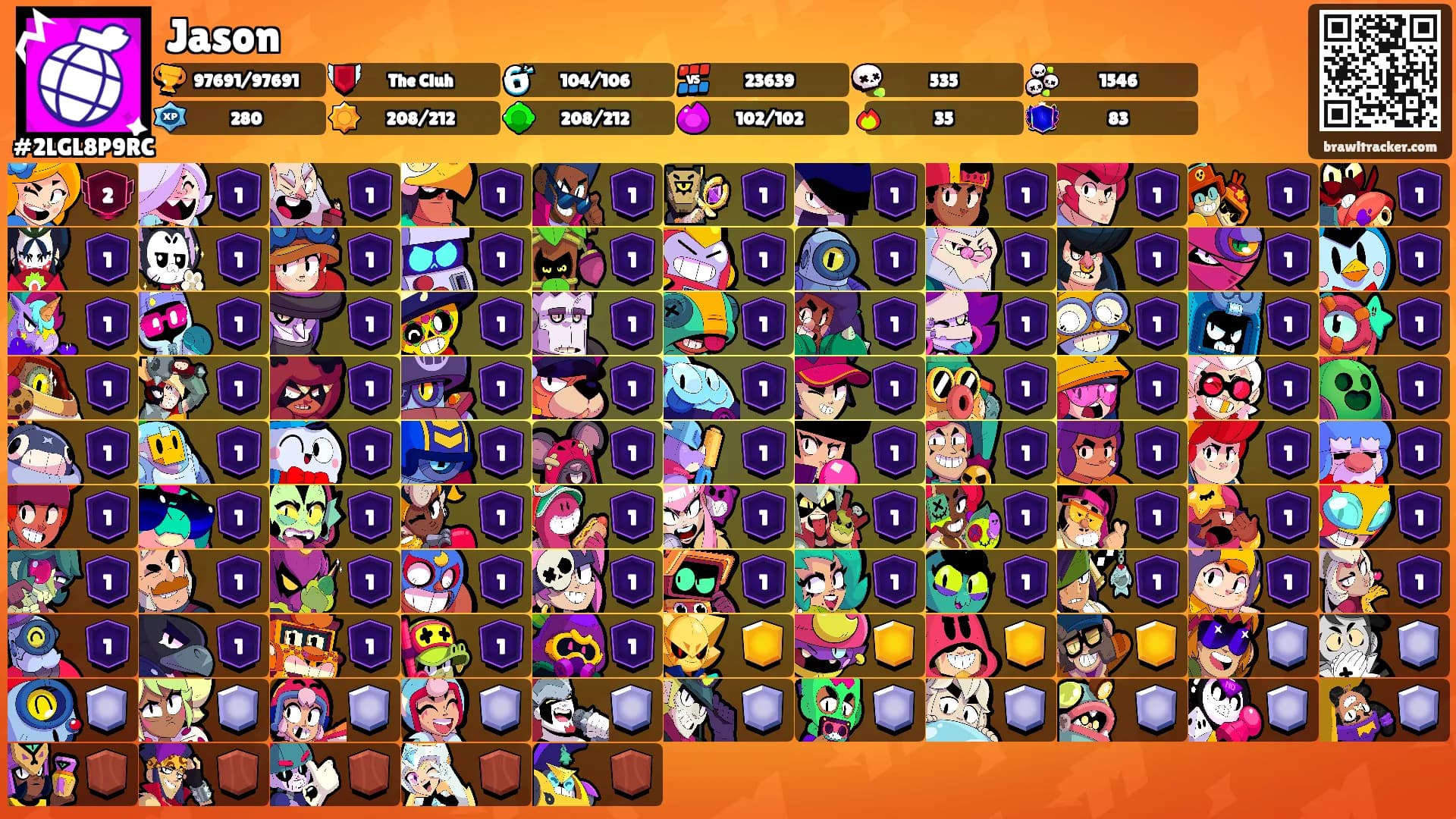 Jason's Ranks