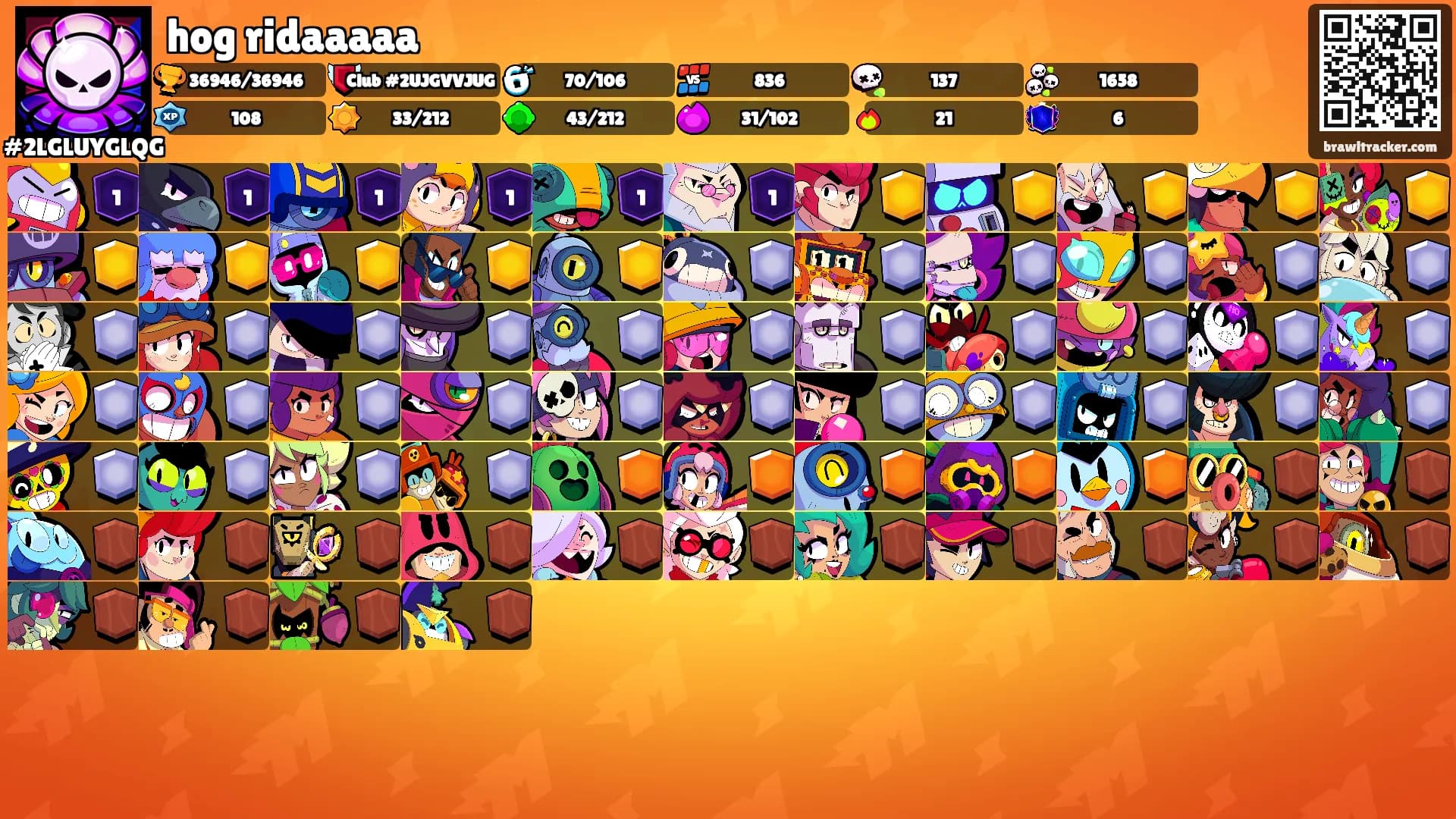 hog ridaaaaa's Ranks