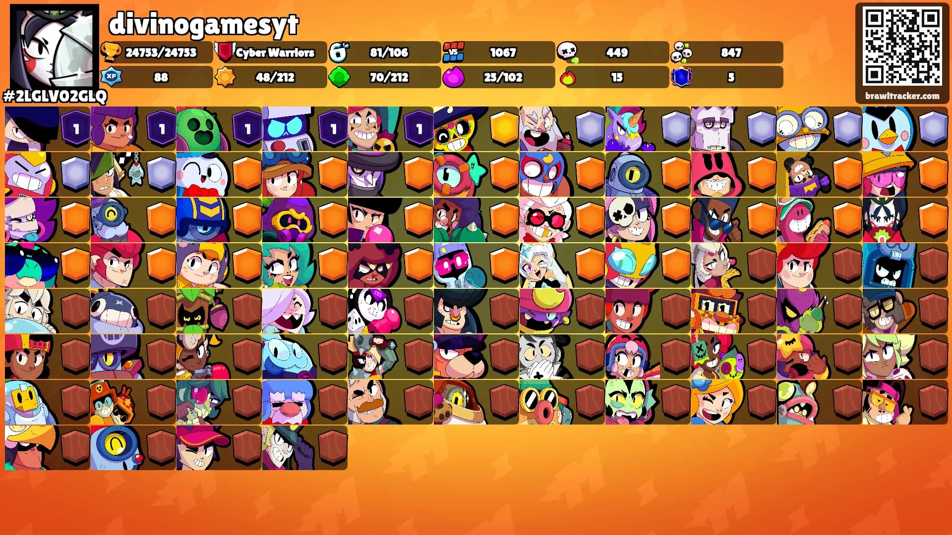 divinogamesyt's Ranks