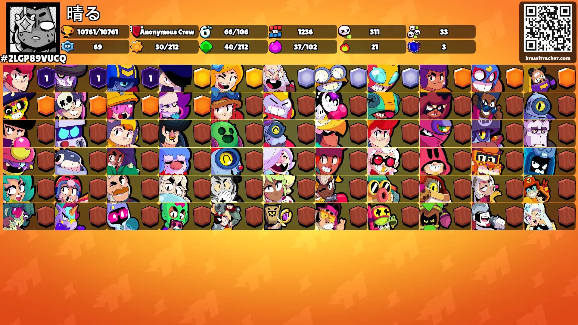 晴る's Ranks