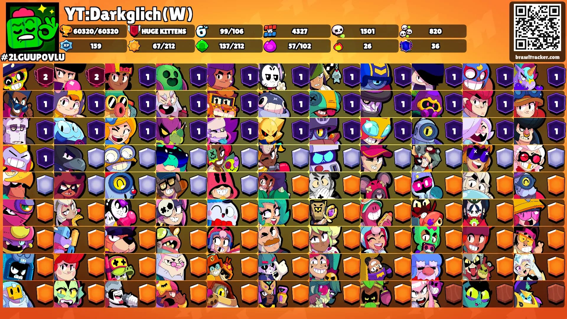 YT:Darkglich(W)'s Ranks