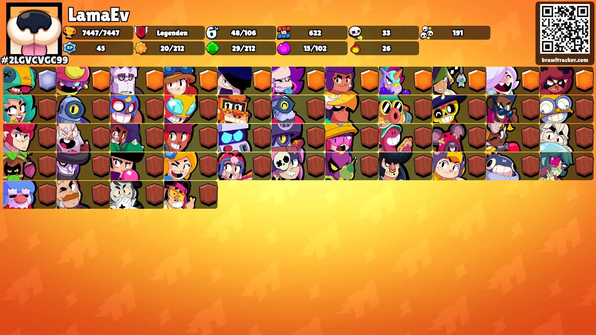LamaEv's Ranks