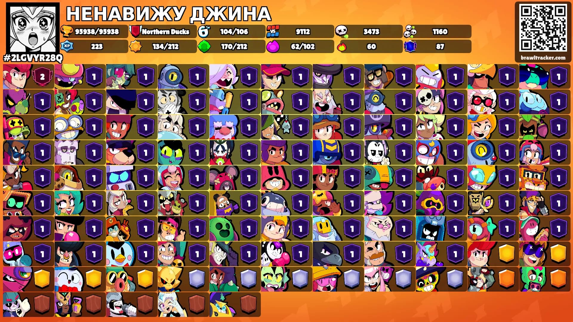НЕНАВИЖУ ДЖИНА's Ranks
