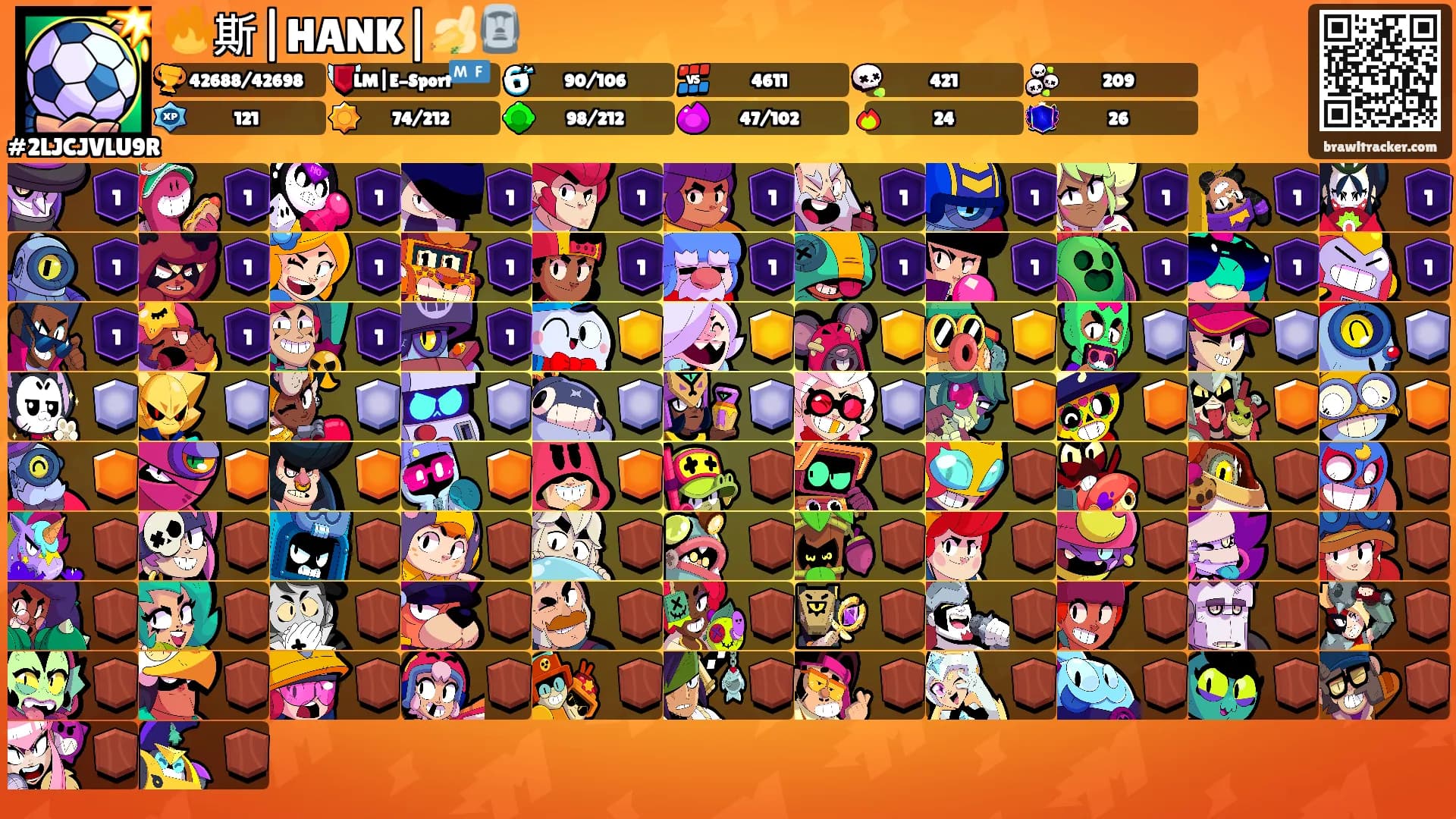 🔥斯|HANK|🍌🗿's Ranks