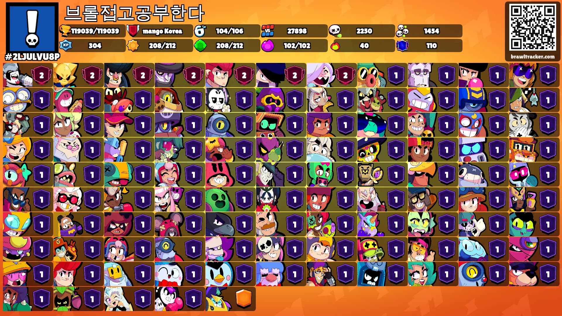 브롤접고공부한다's Ranks