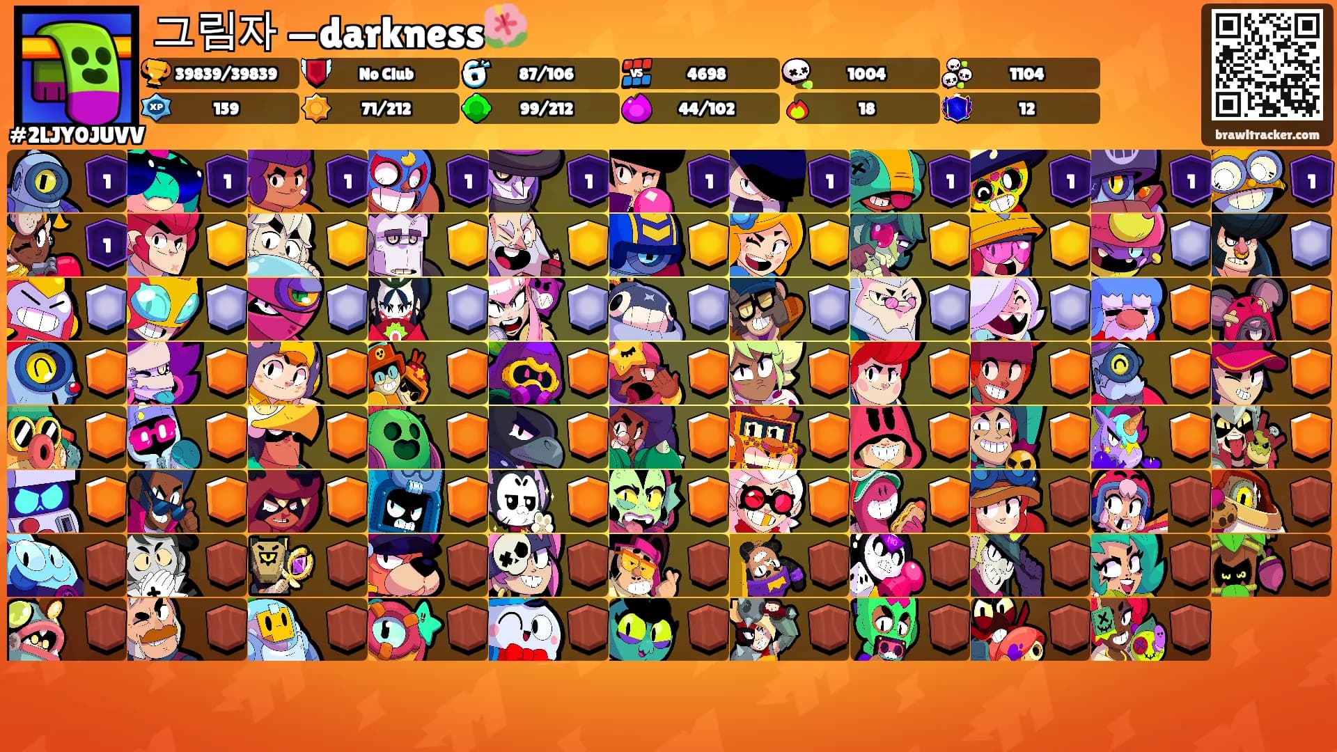그림자 —darkness🌺's Ranks