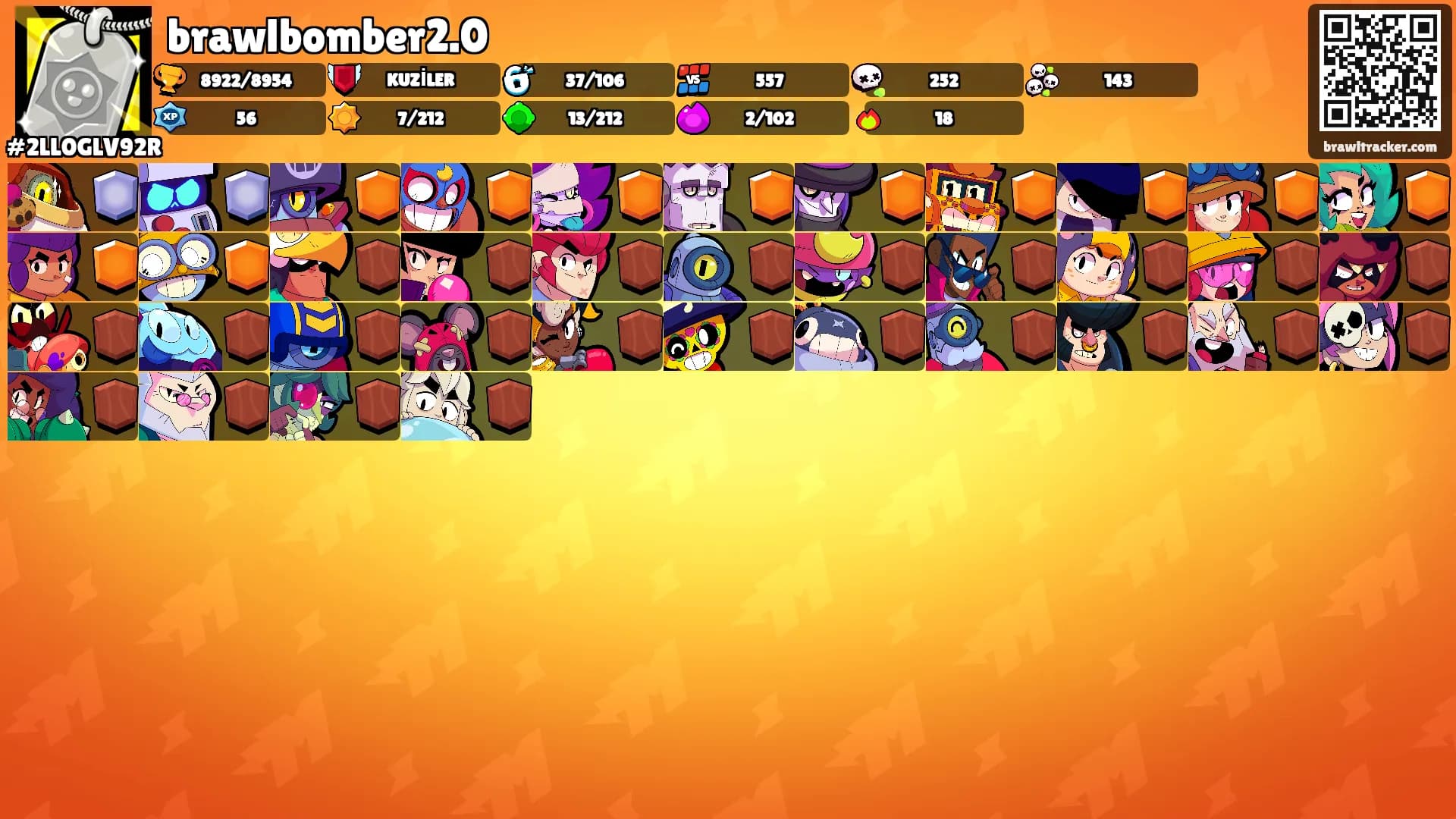 brawlbomber2.0's Ranks
