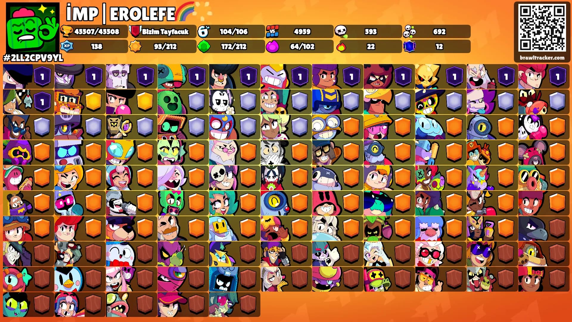 İMP|EROLEFE🌈🌟's Ranks