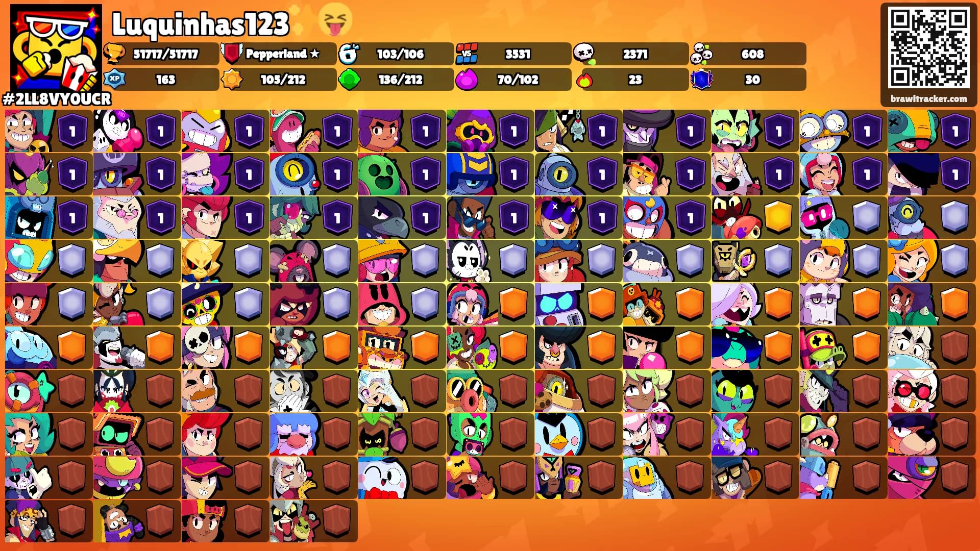 Luquinhas123✨😝's Ranks