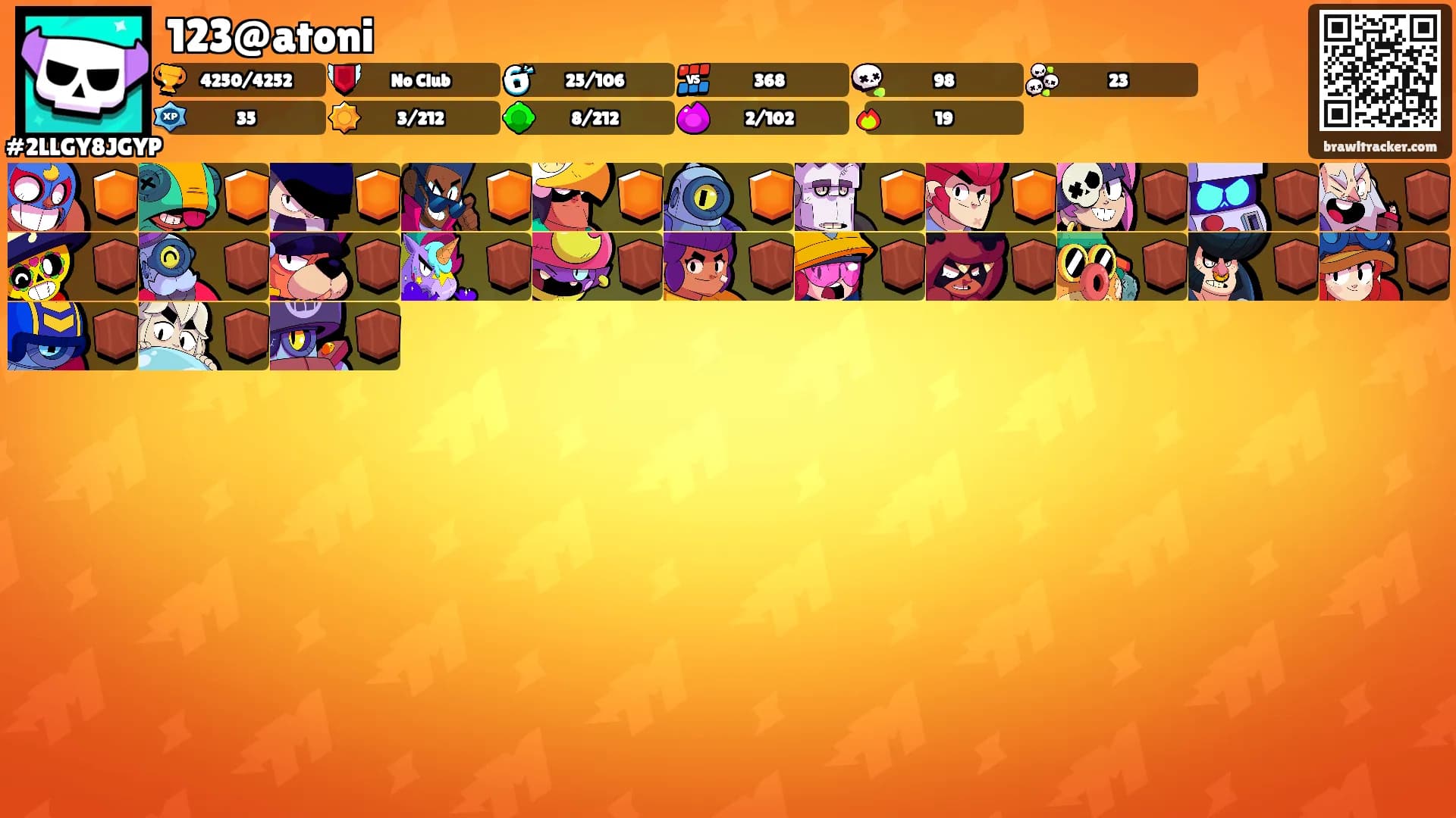 123@atoni's Ranks