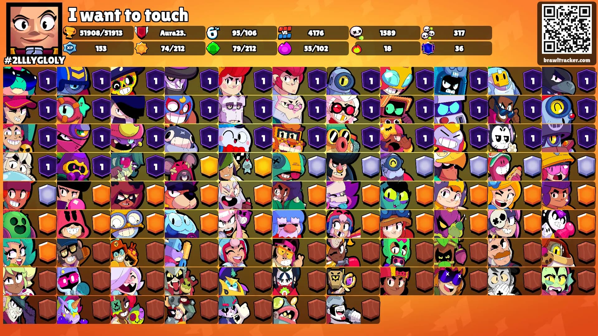 I want to touch's Ranks