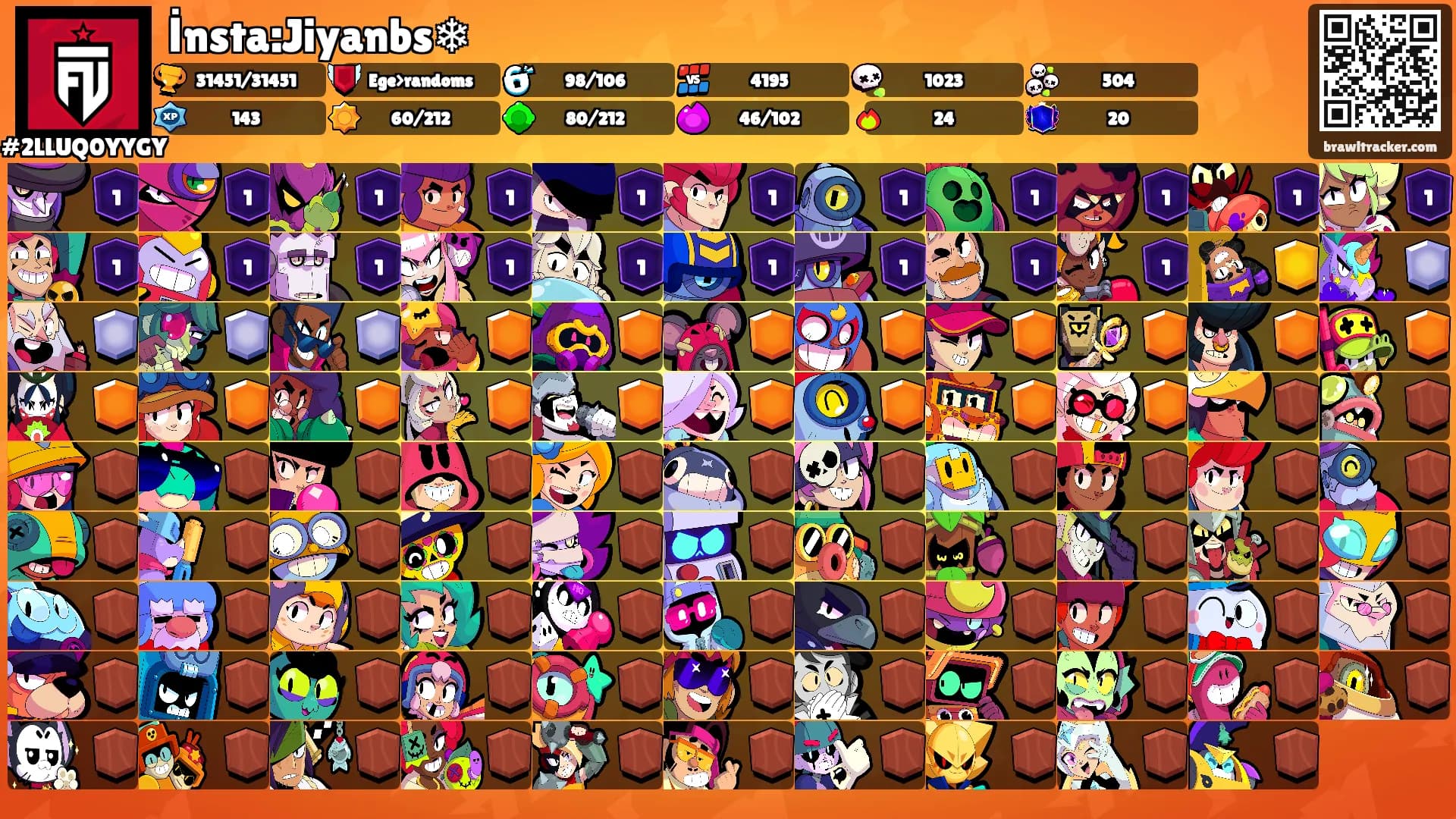 İnsta:Jiyanbs❄'s Ranks
