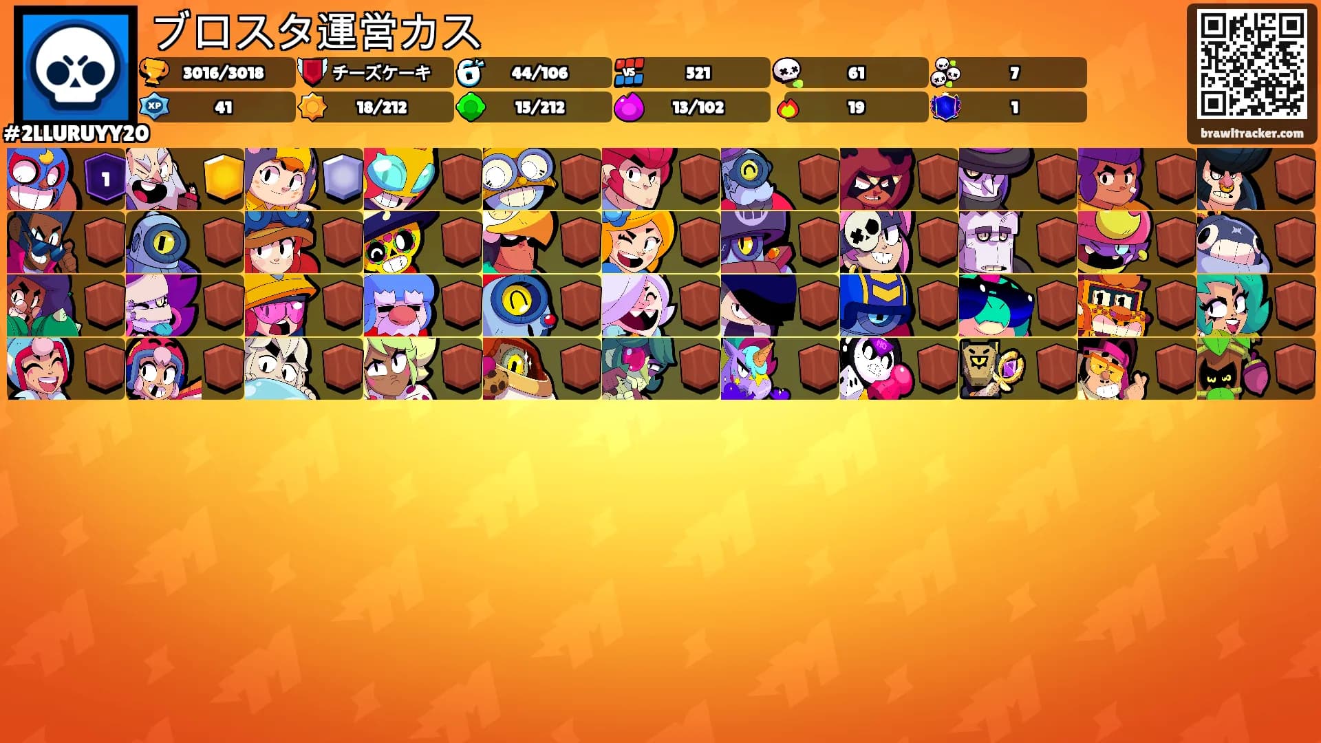 ブロスタ運営カス's Ranks