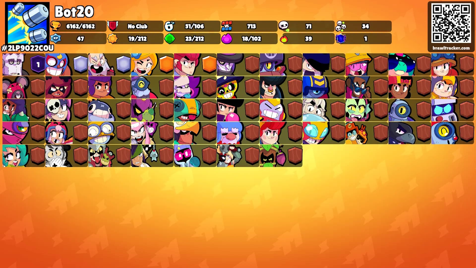 Bot20's Ranks
