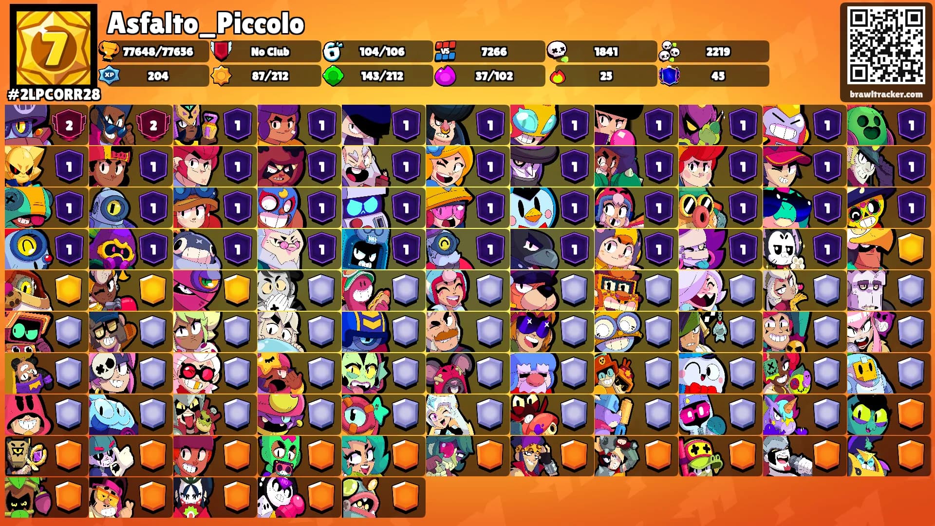 Asfalto_Piccolo's Ranks