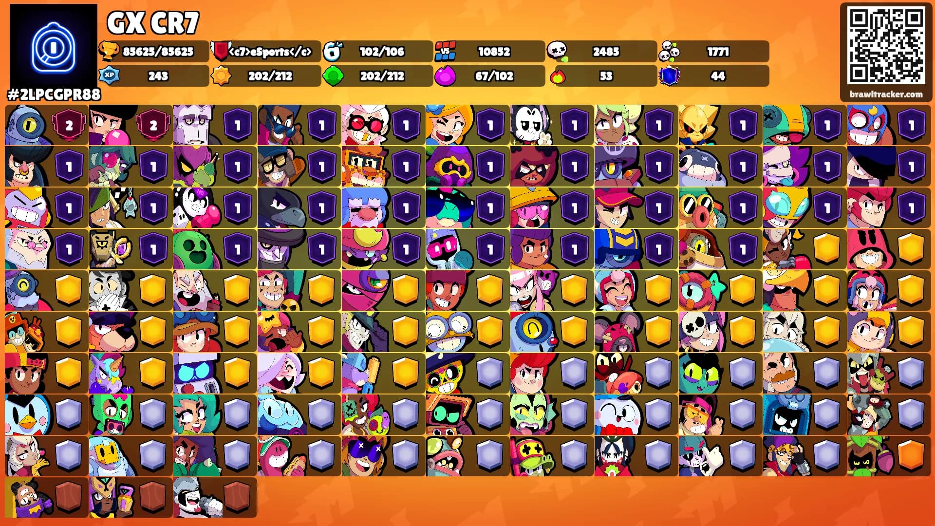 GX CR7's Ranks