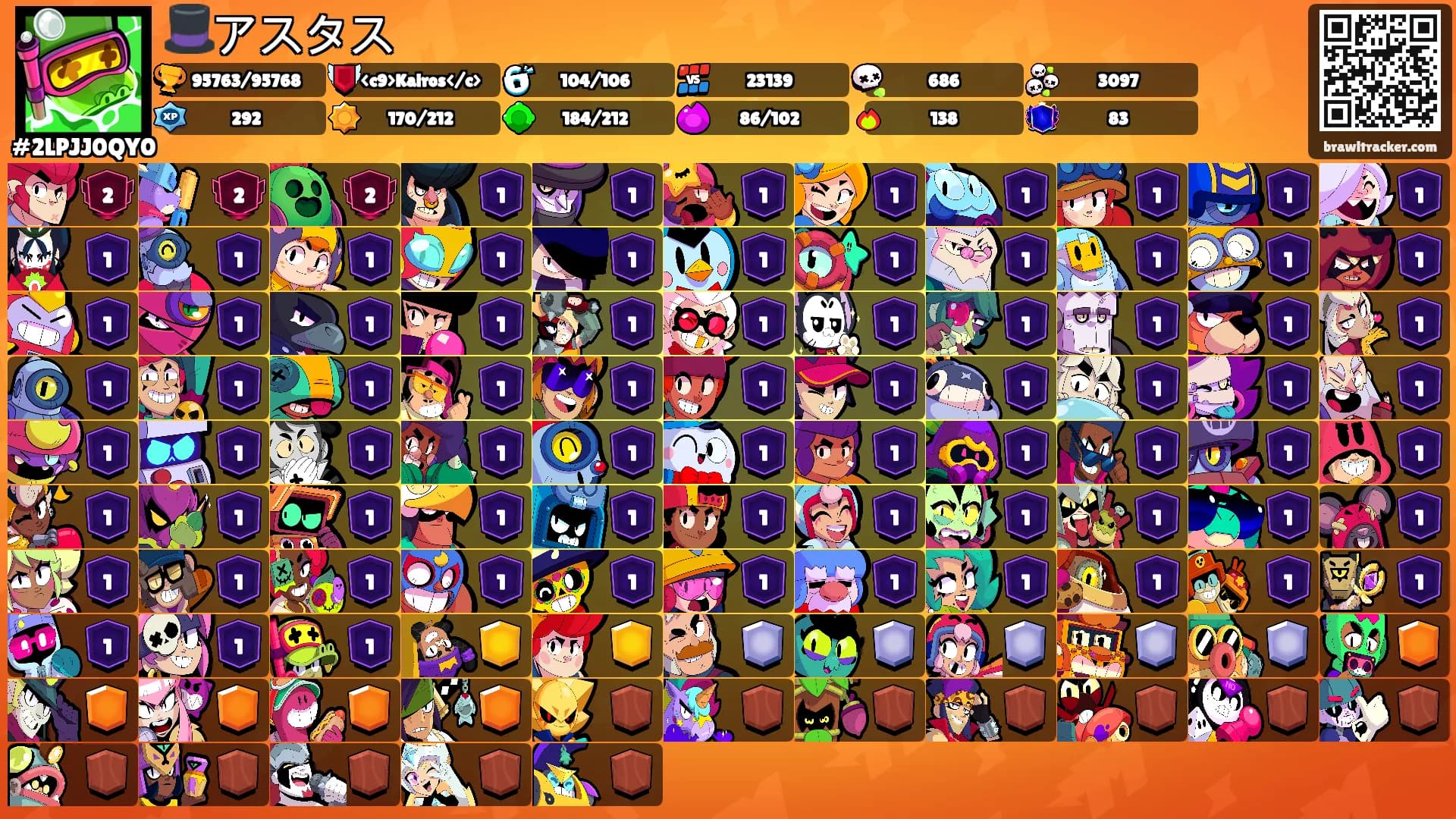 🎩アスタス's Ranks