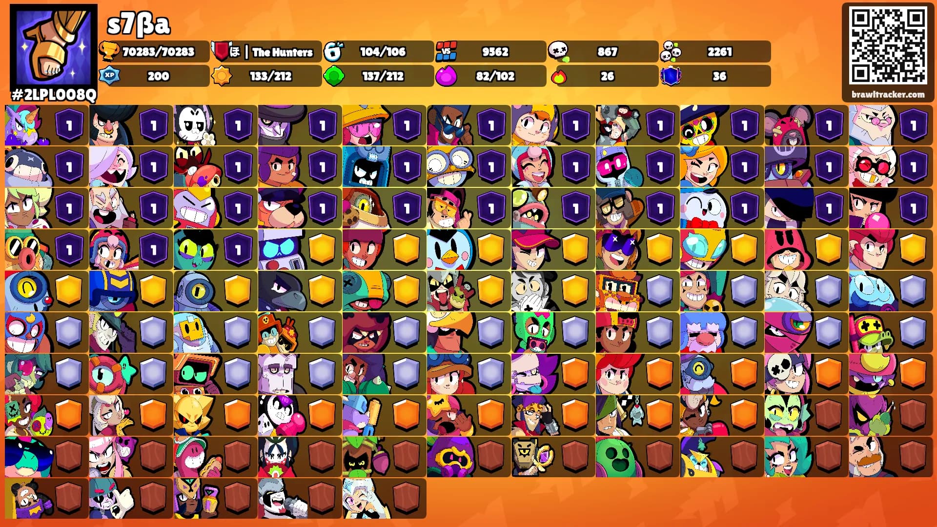 s7ßa's Ranks