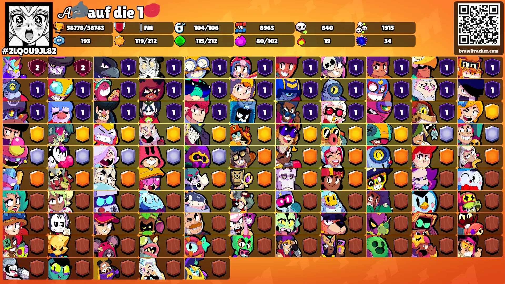 𝒜🦈auf die 1💋's Ranks