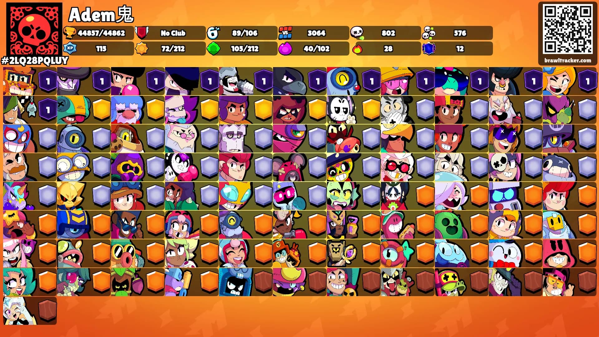 Adem鬼's Ranks