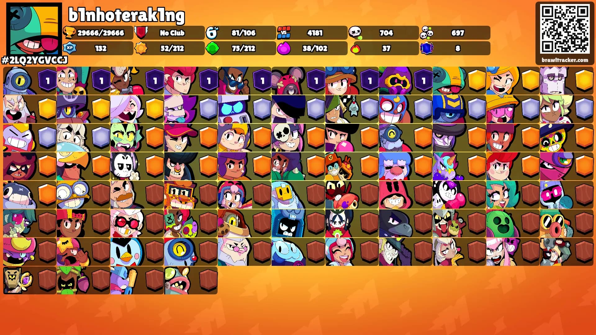 b1nhoterak1ng's Ranks
