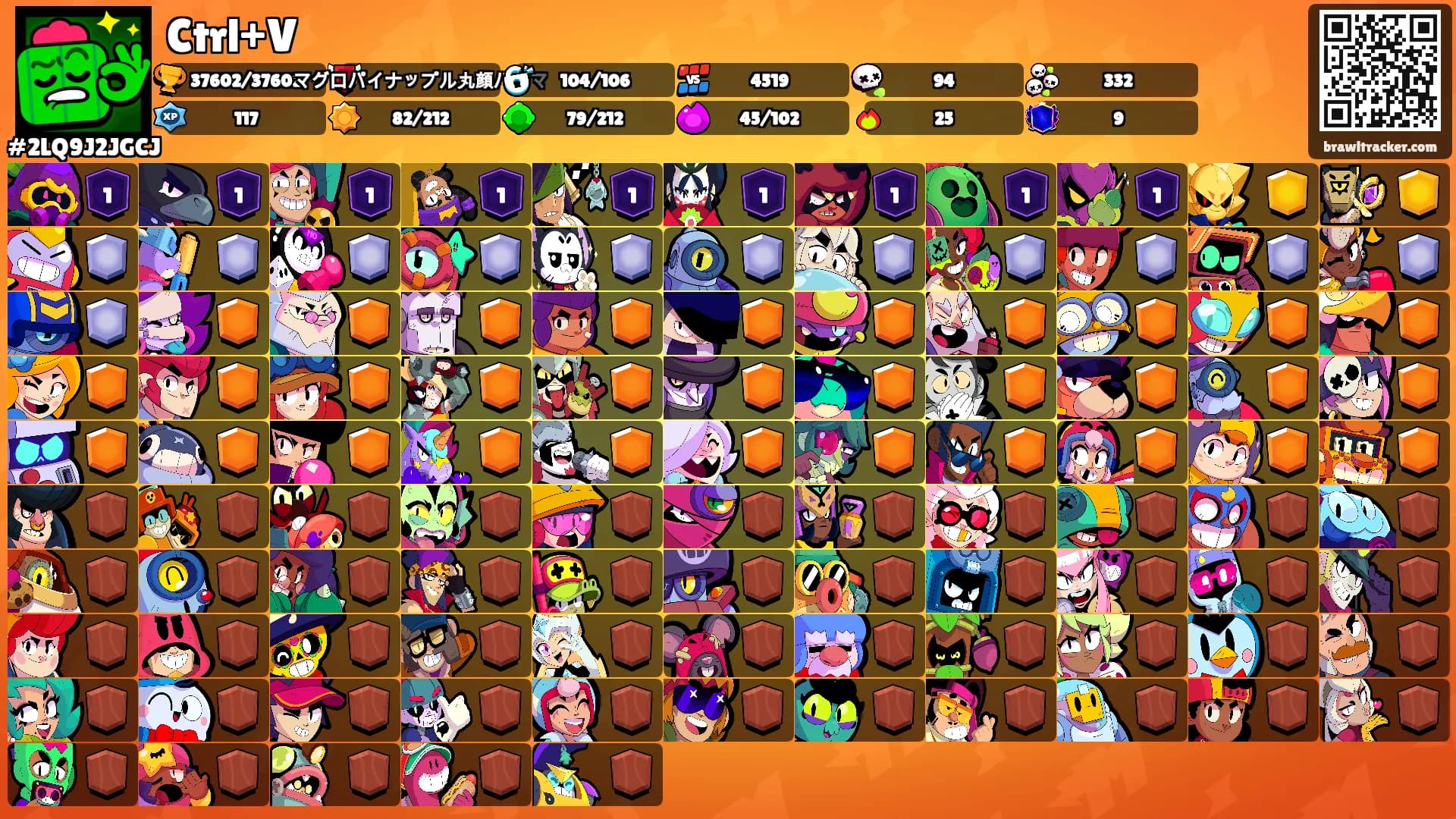 Ctrl+V's Ranks
