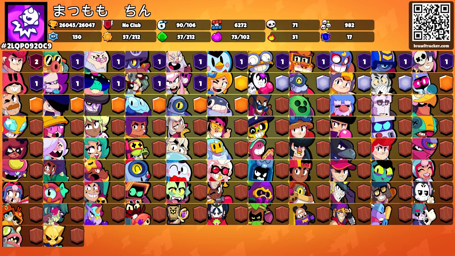 まつもも　ちん's Ranks