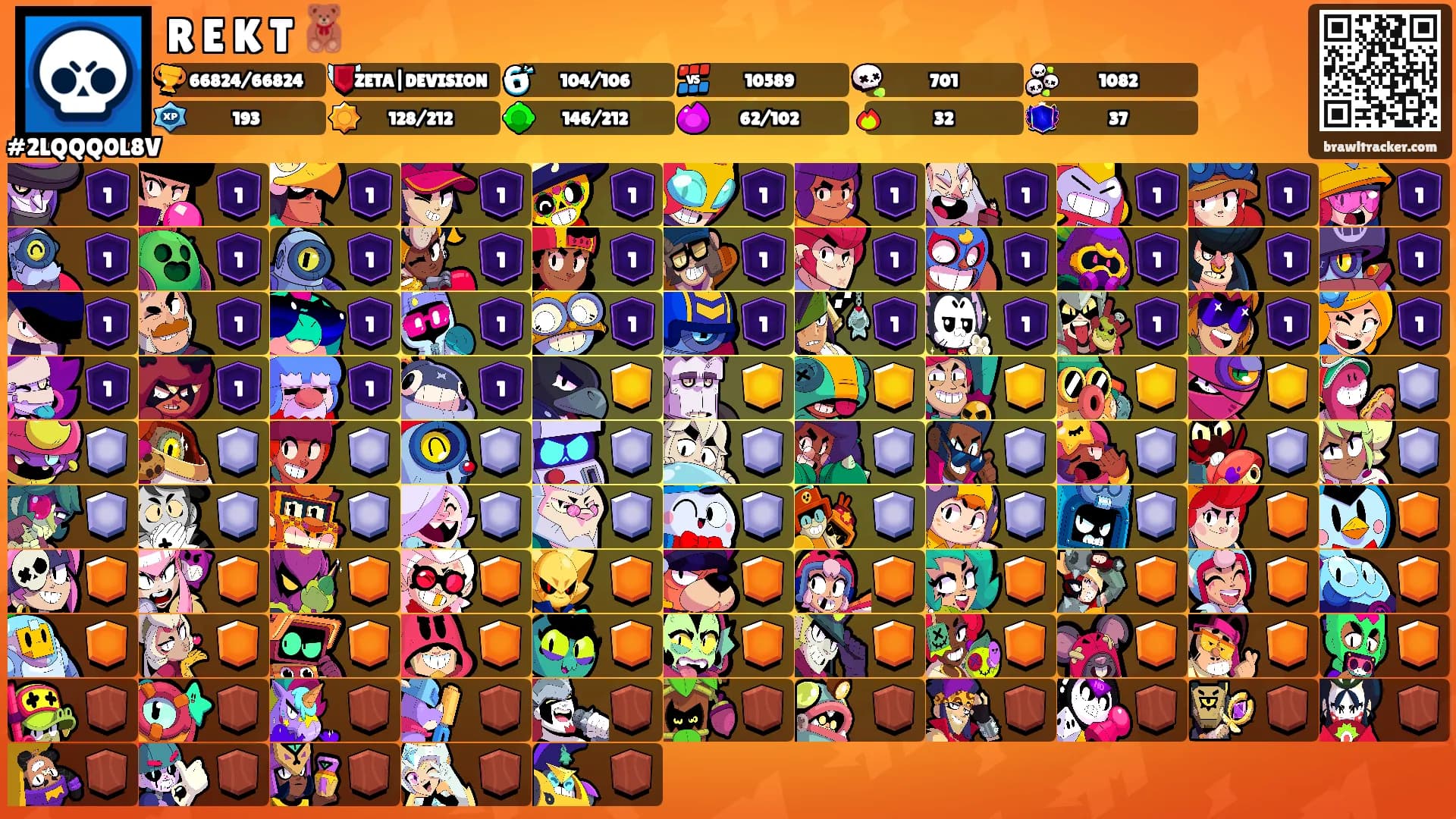 R E K T 🧸's Ranks