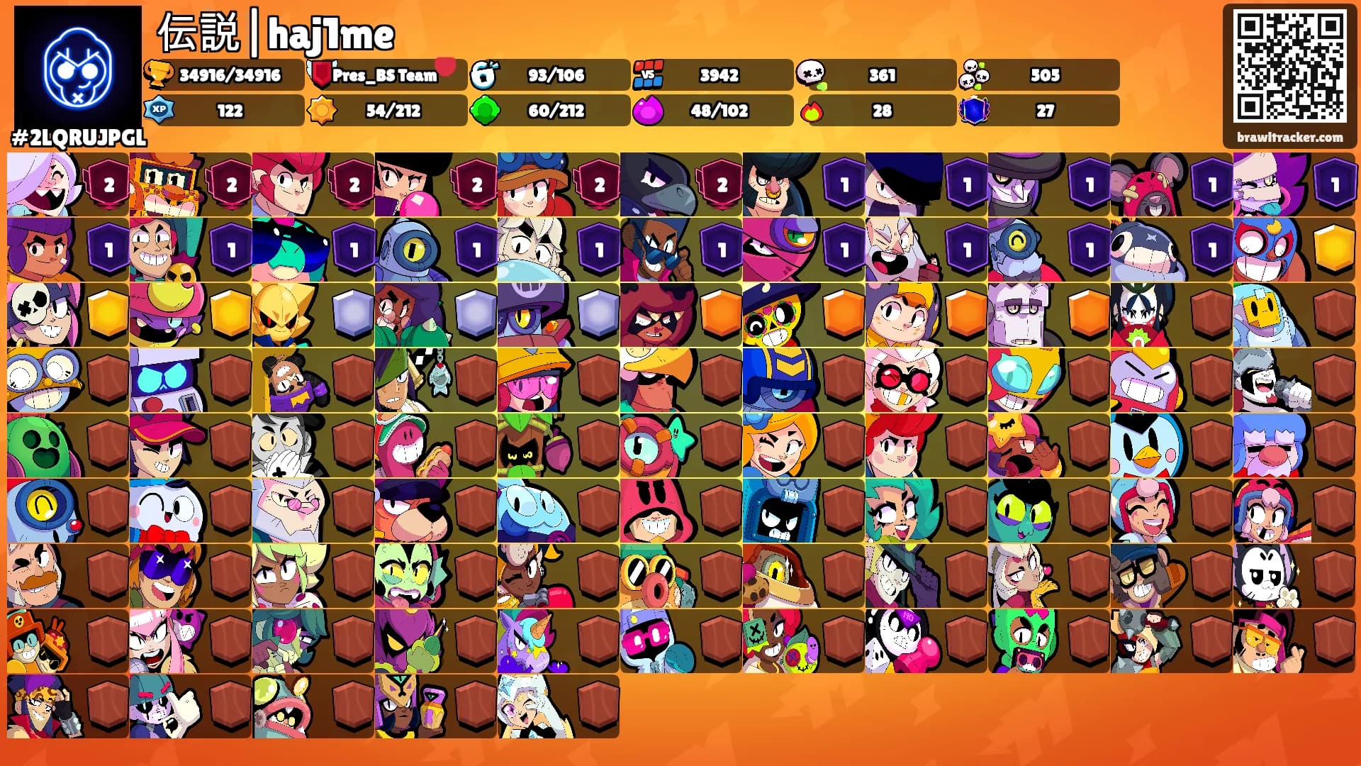 伝説|haj1me's Ranks
