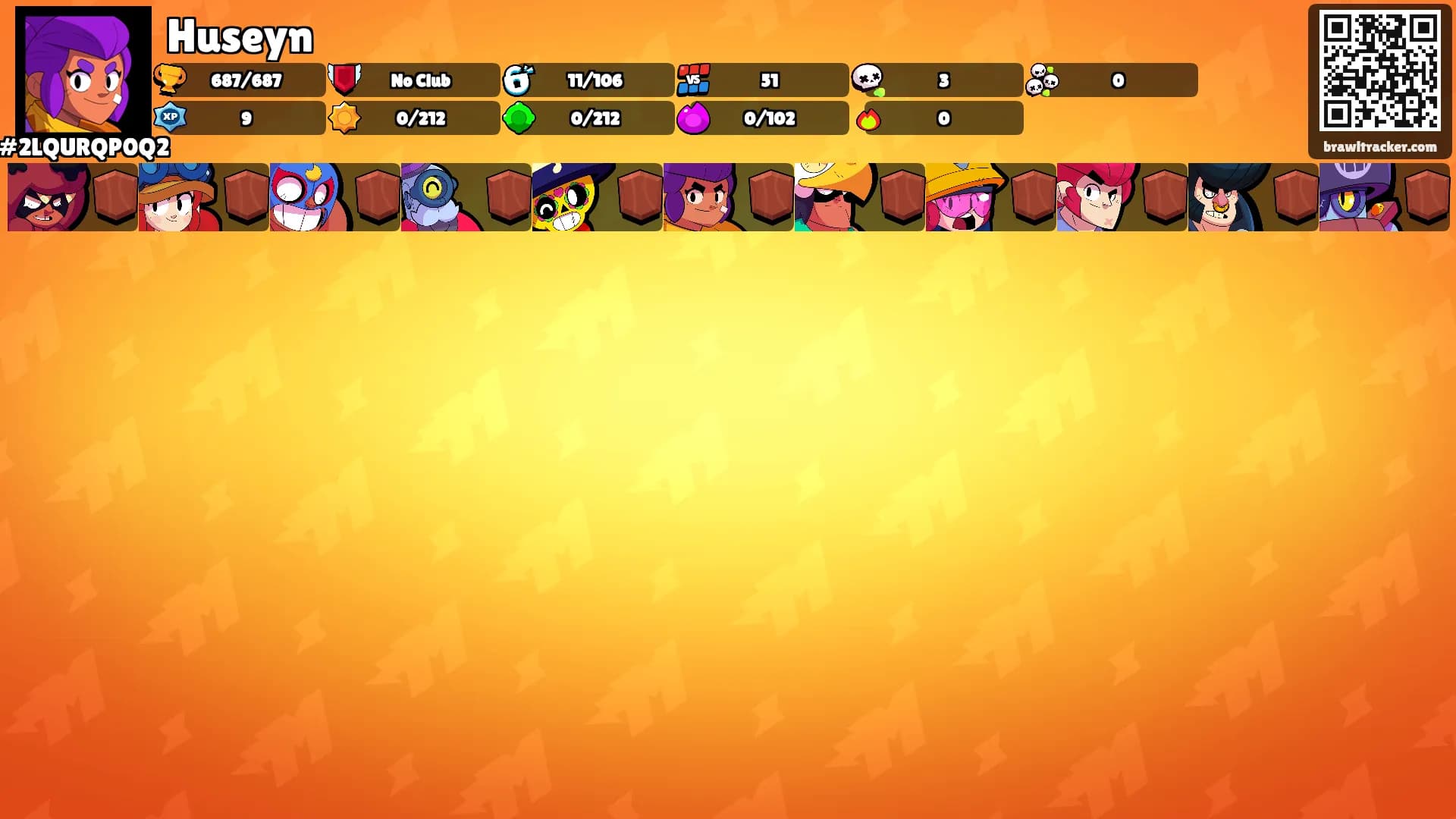Huseyn's Ranks