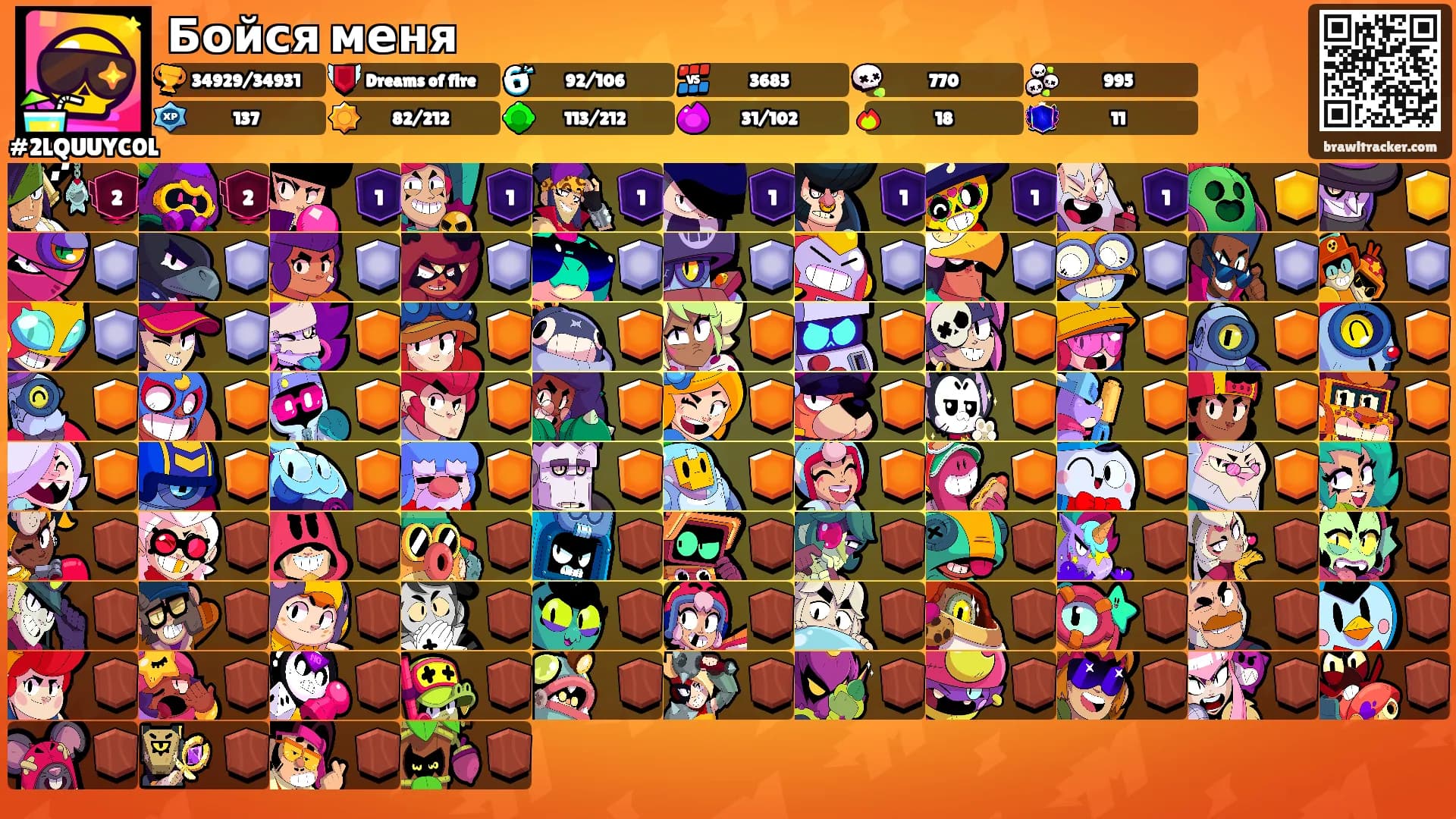 Бойся меня's Ranks