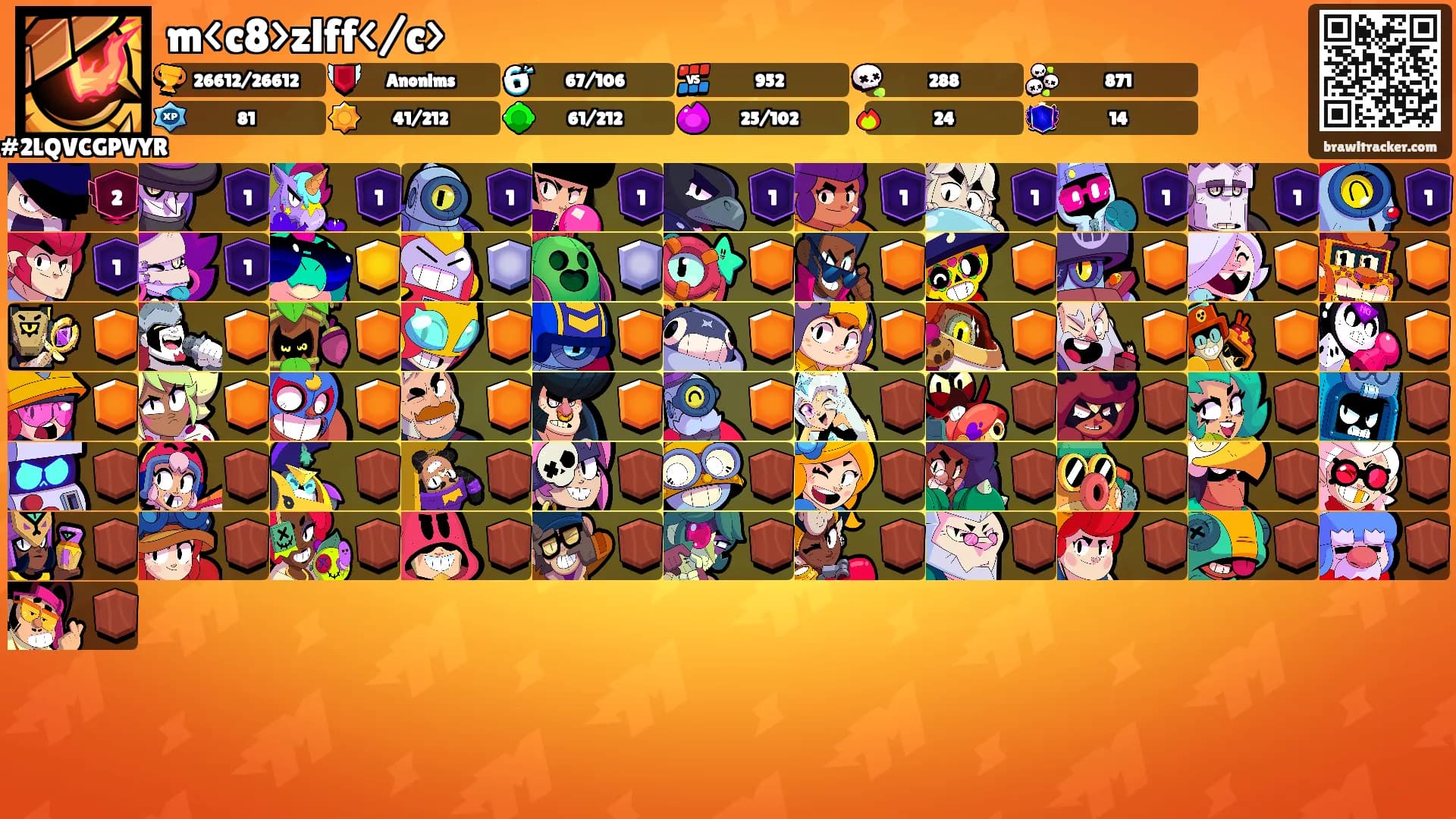m<c8>zlff</c>'s Ranks