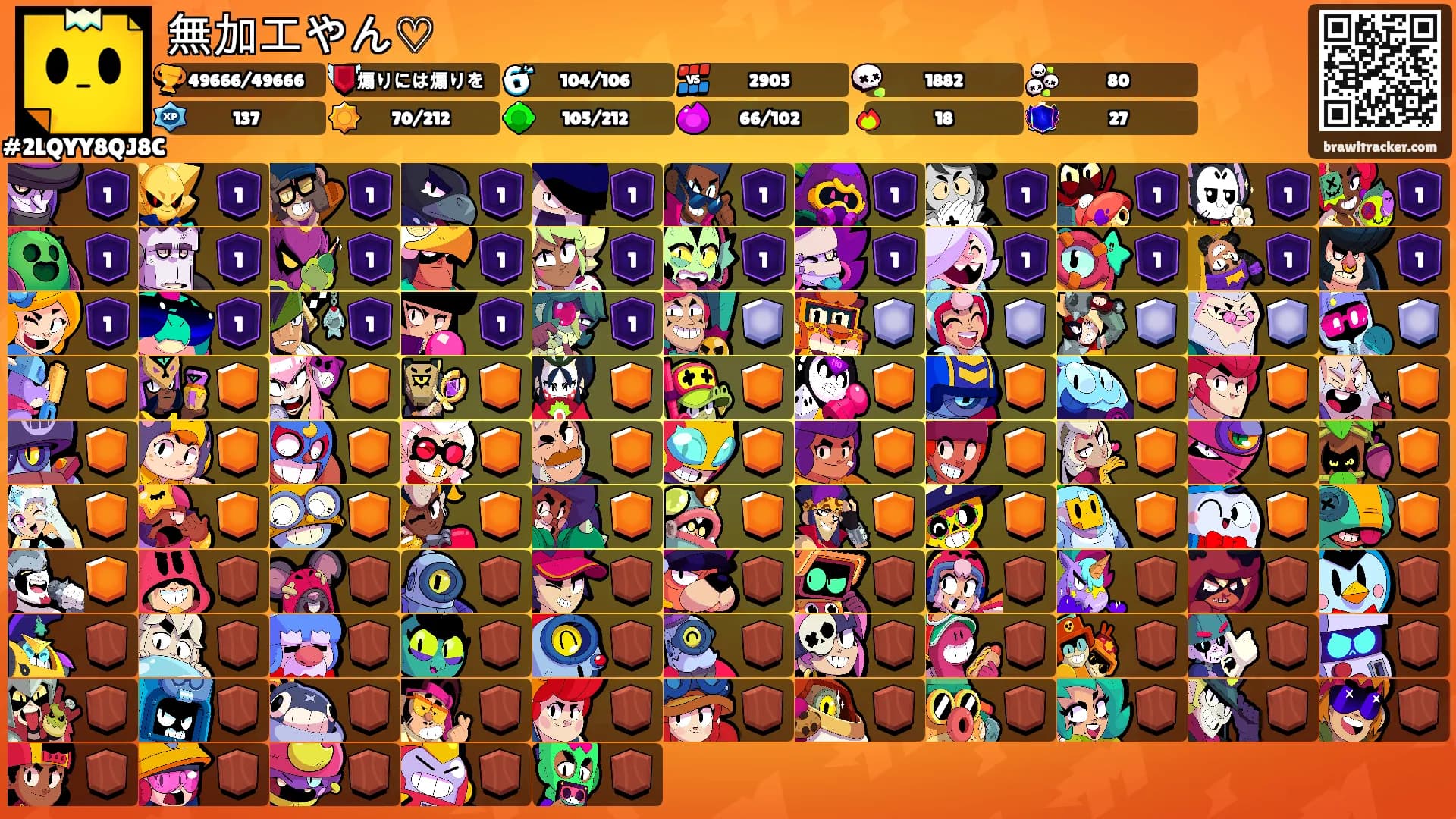 無加工やん♡'s Ranks