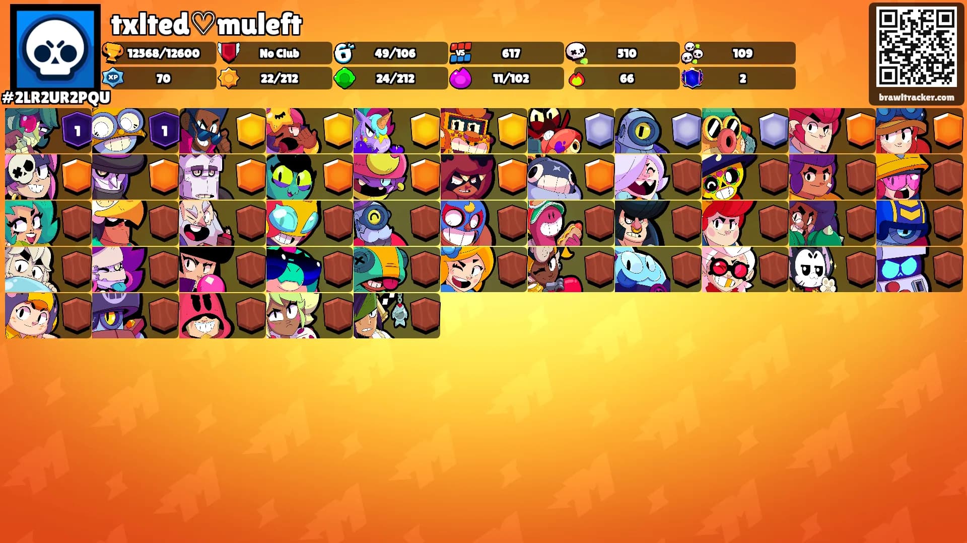 txlted♡muleft's Ranks