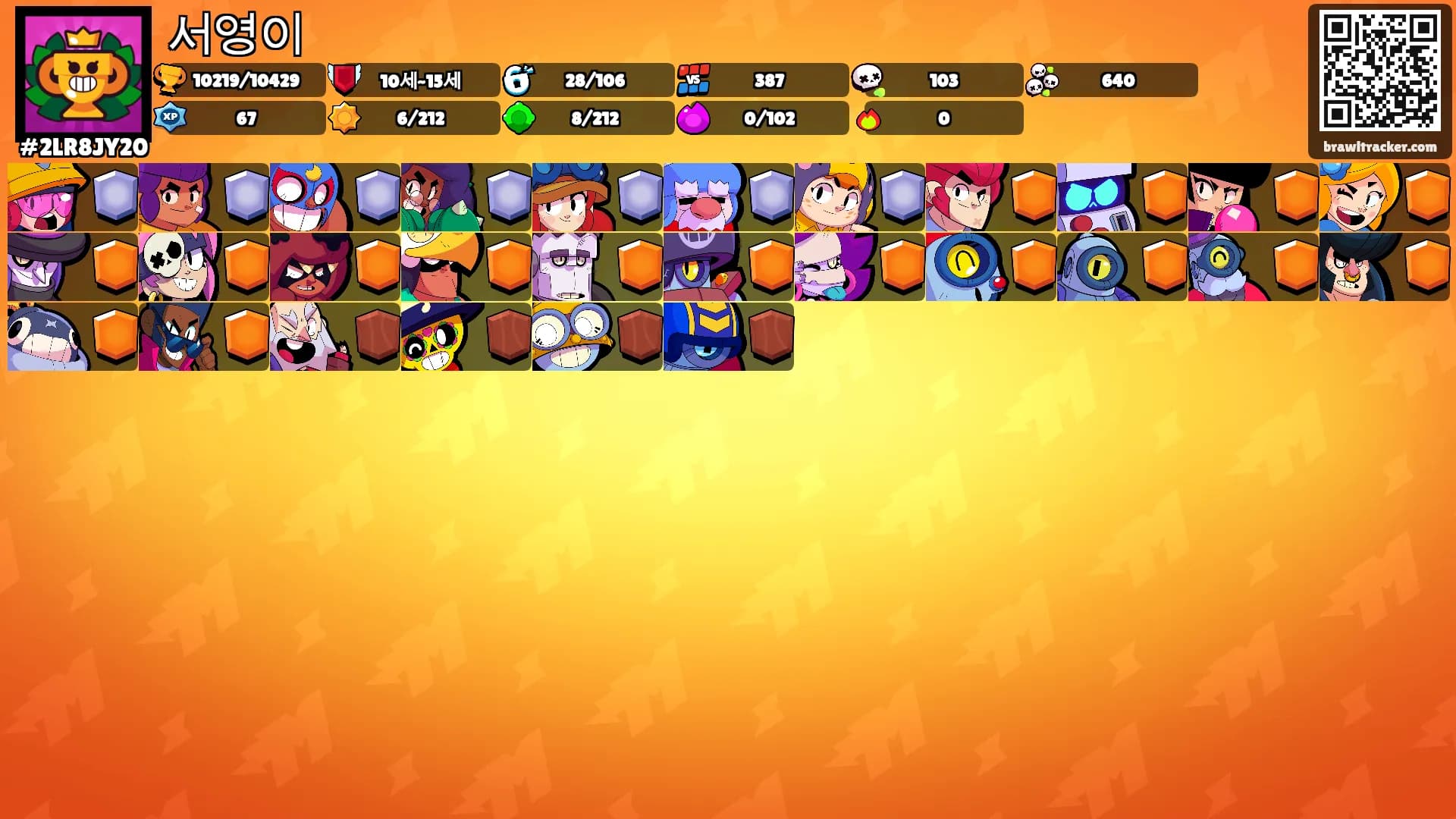 서영이's Ranks