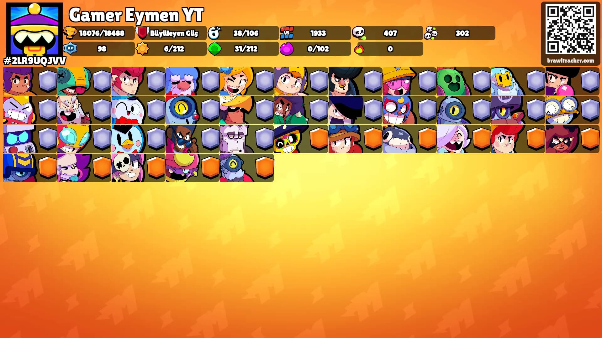 Gamer Eymen YT's Ranks