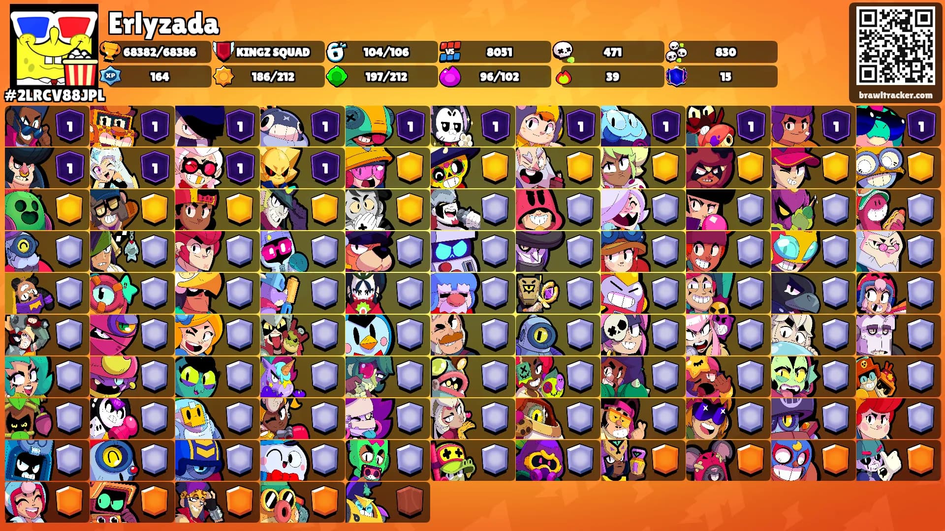 Erlyzada's Ranks
