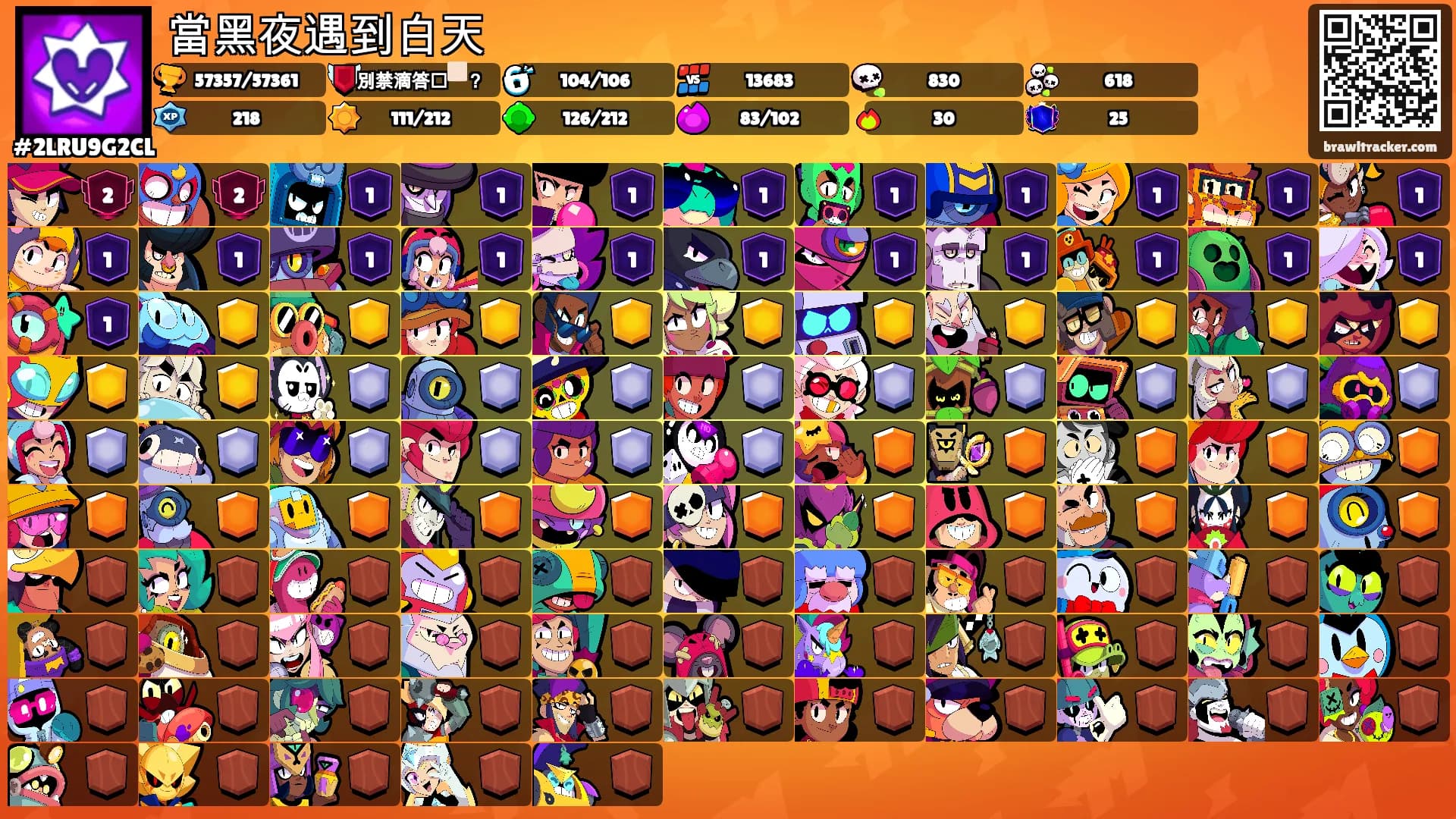 當黑夜遇到白天's Ranks