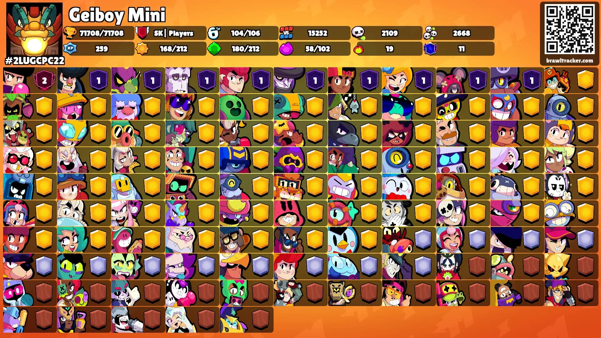 Geiboy Mini's Ranks