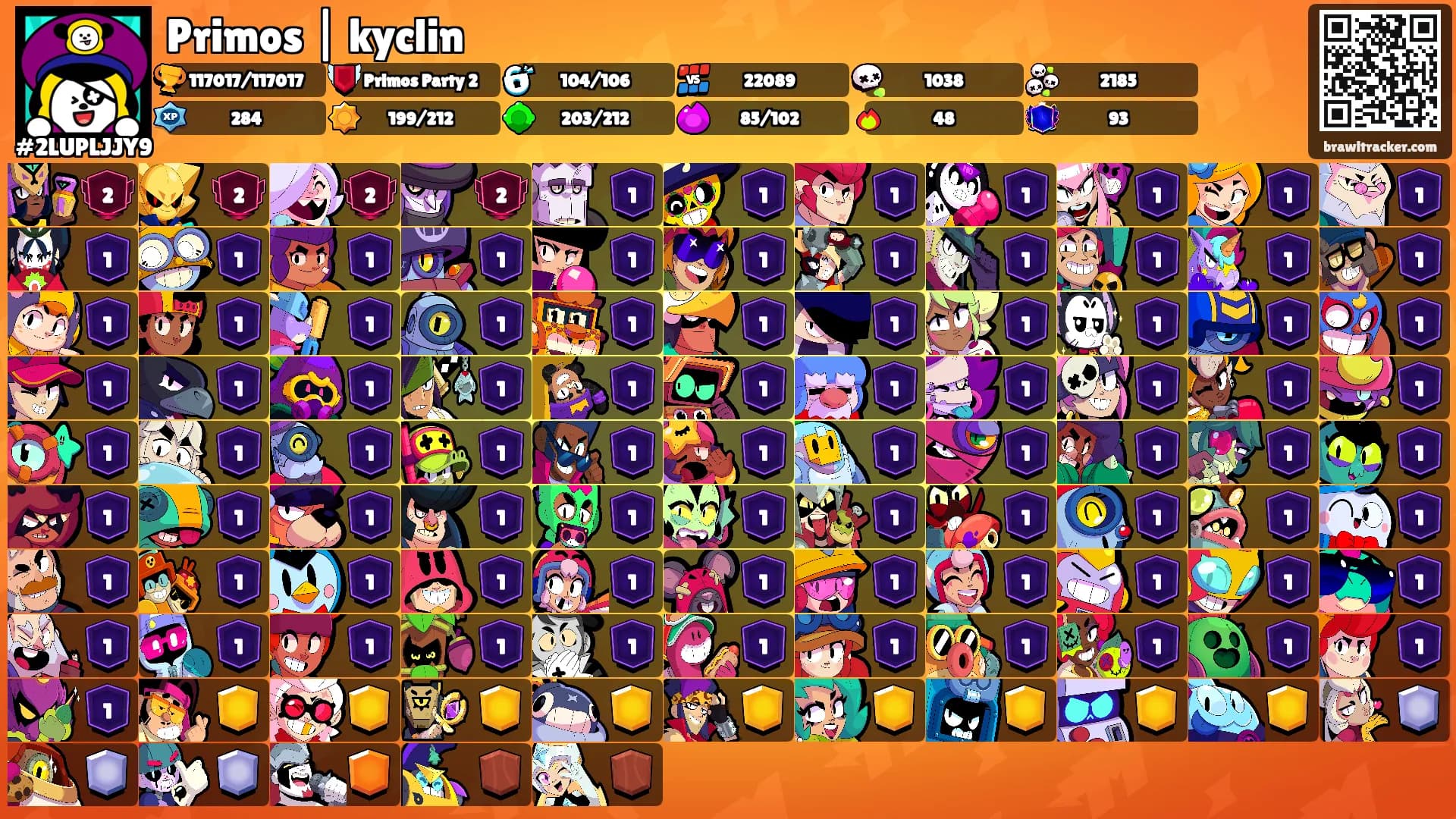 Primos | kyclin's Ranks