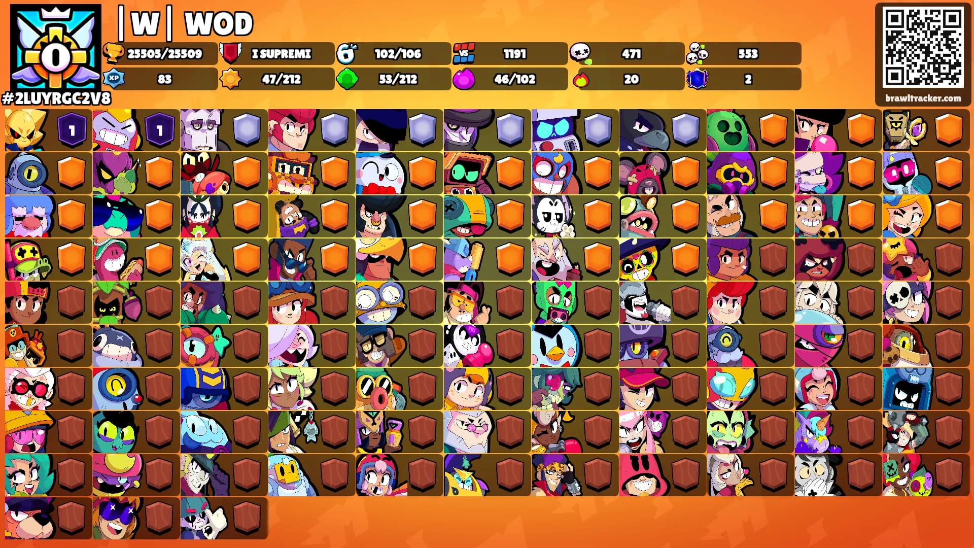 |W| WOD's Ranks