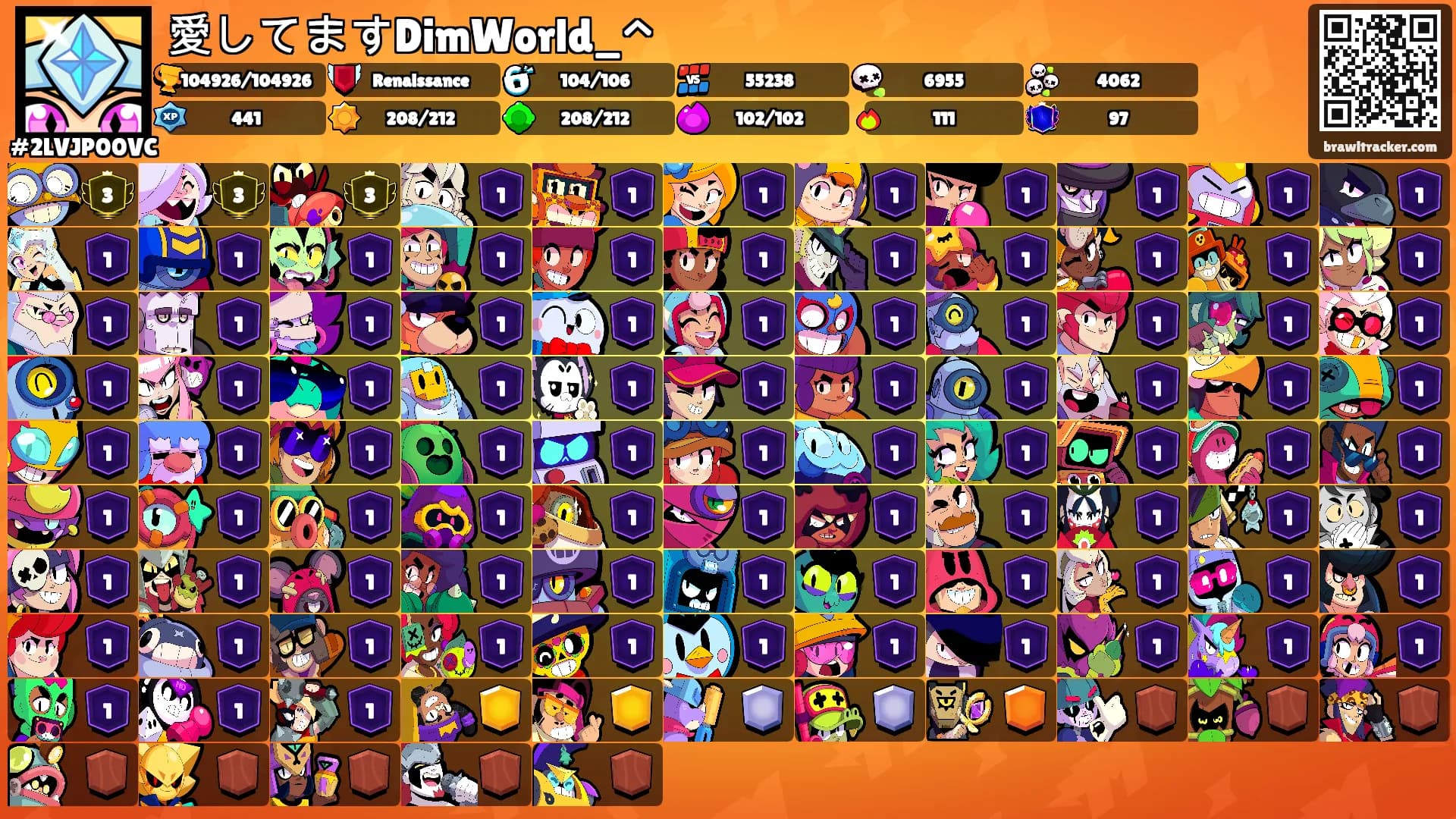愛してますDimWorld_^'s Ranks