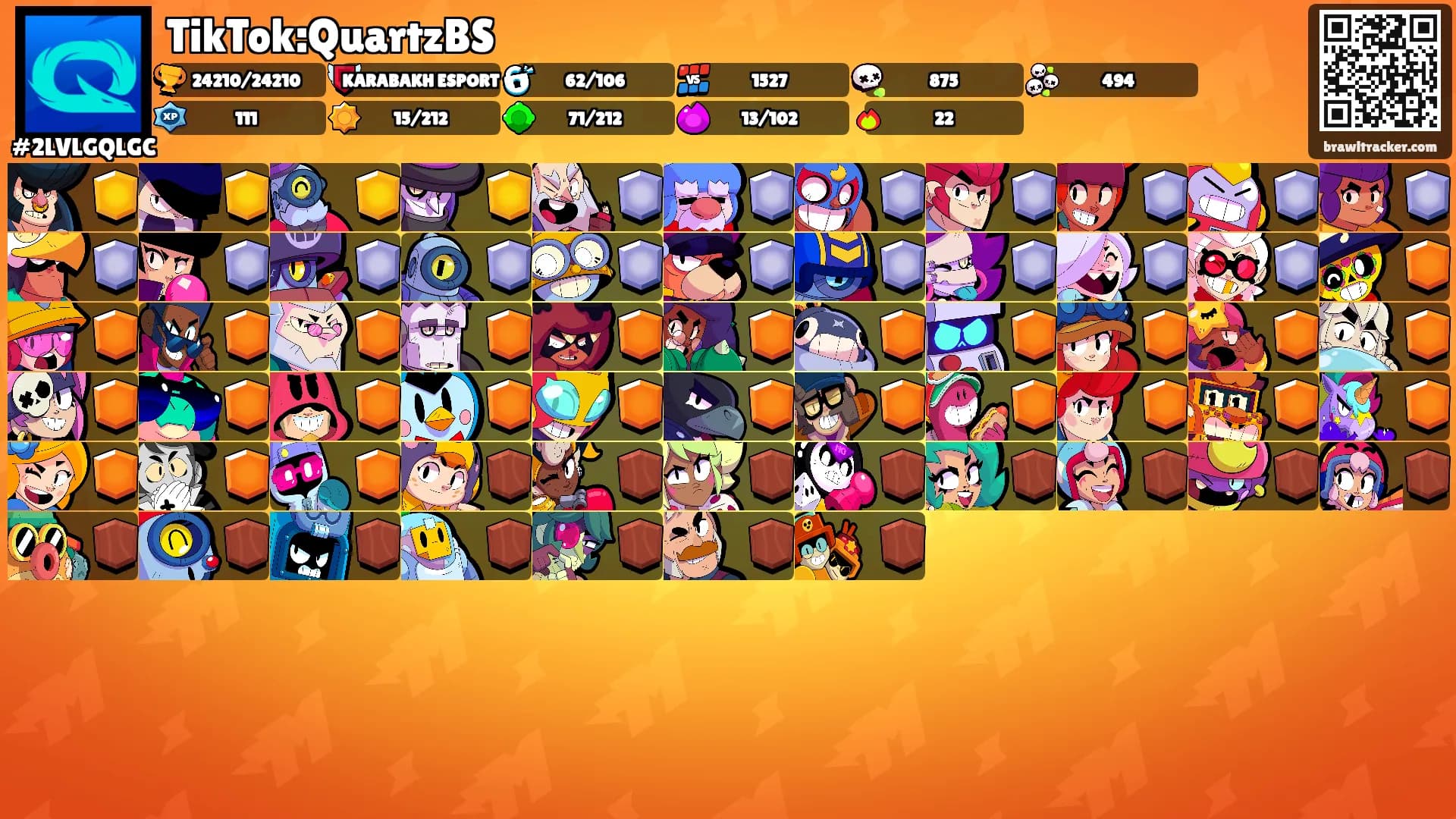 TikTok:QuartzBS's Ranks