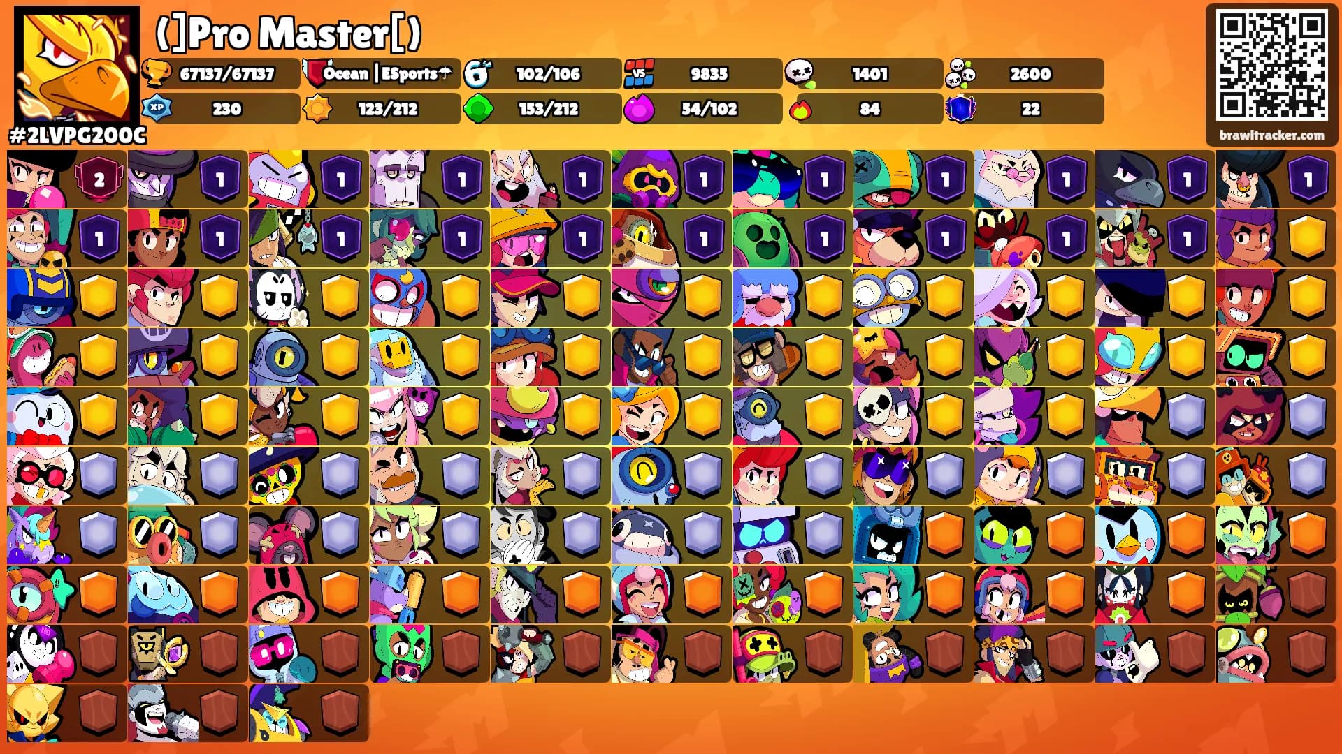(]Pro Master[)'s Ranks