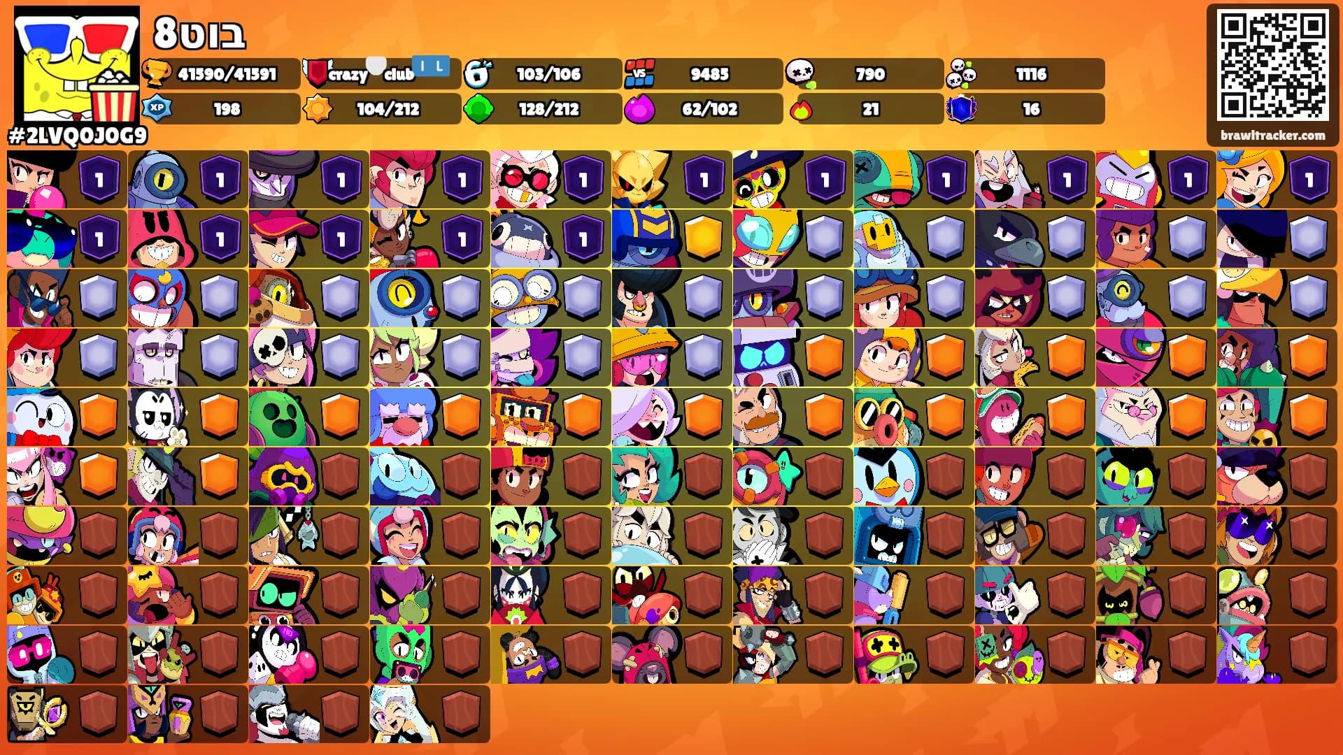בוט8's Ranks