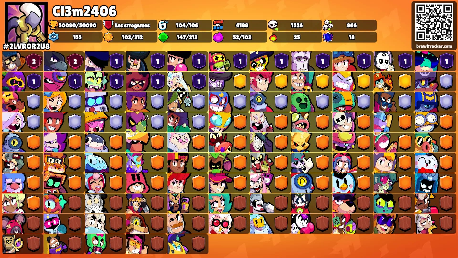 Cl3m2406's Ranks