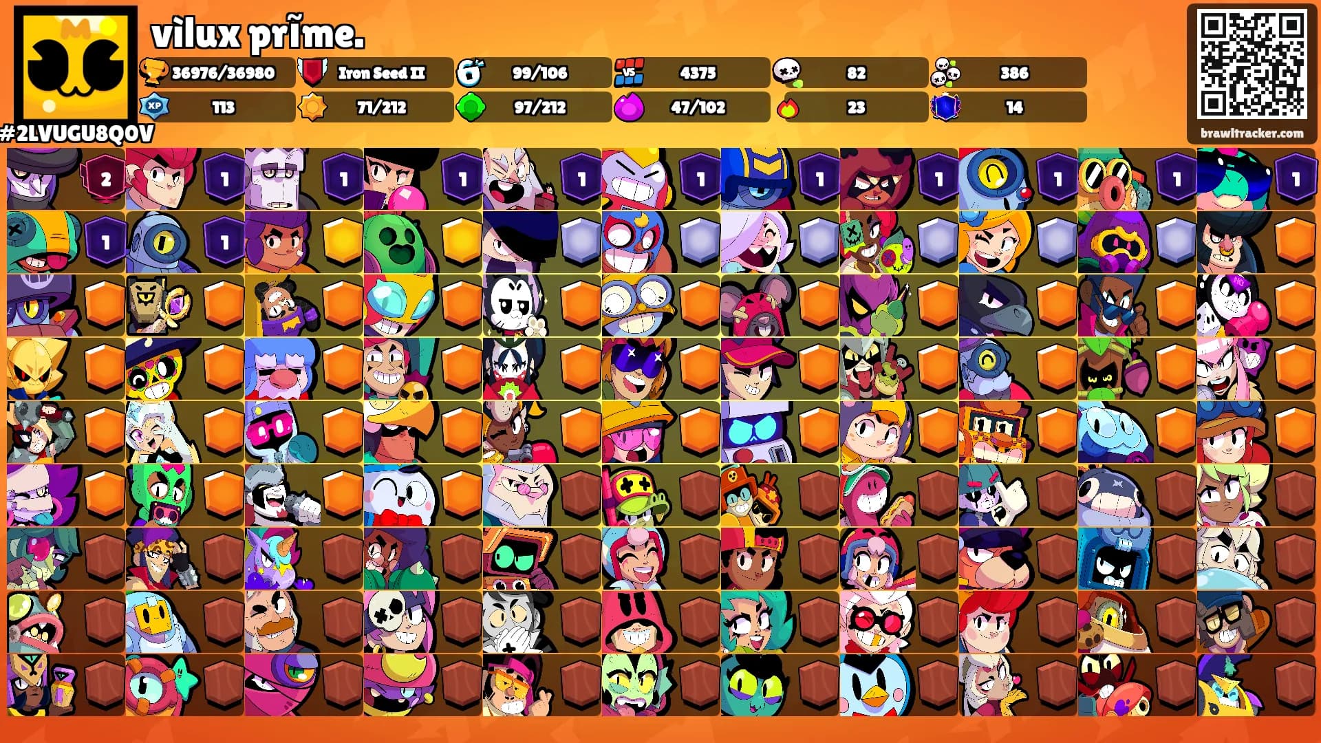 vìlux prĩme.'s Ranks