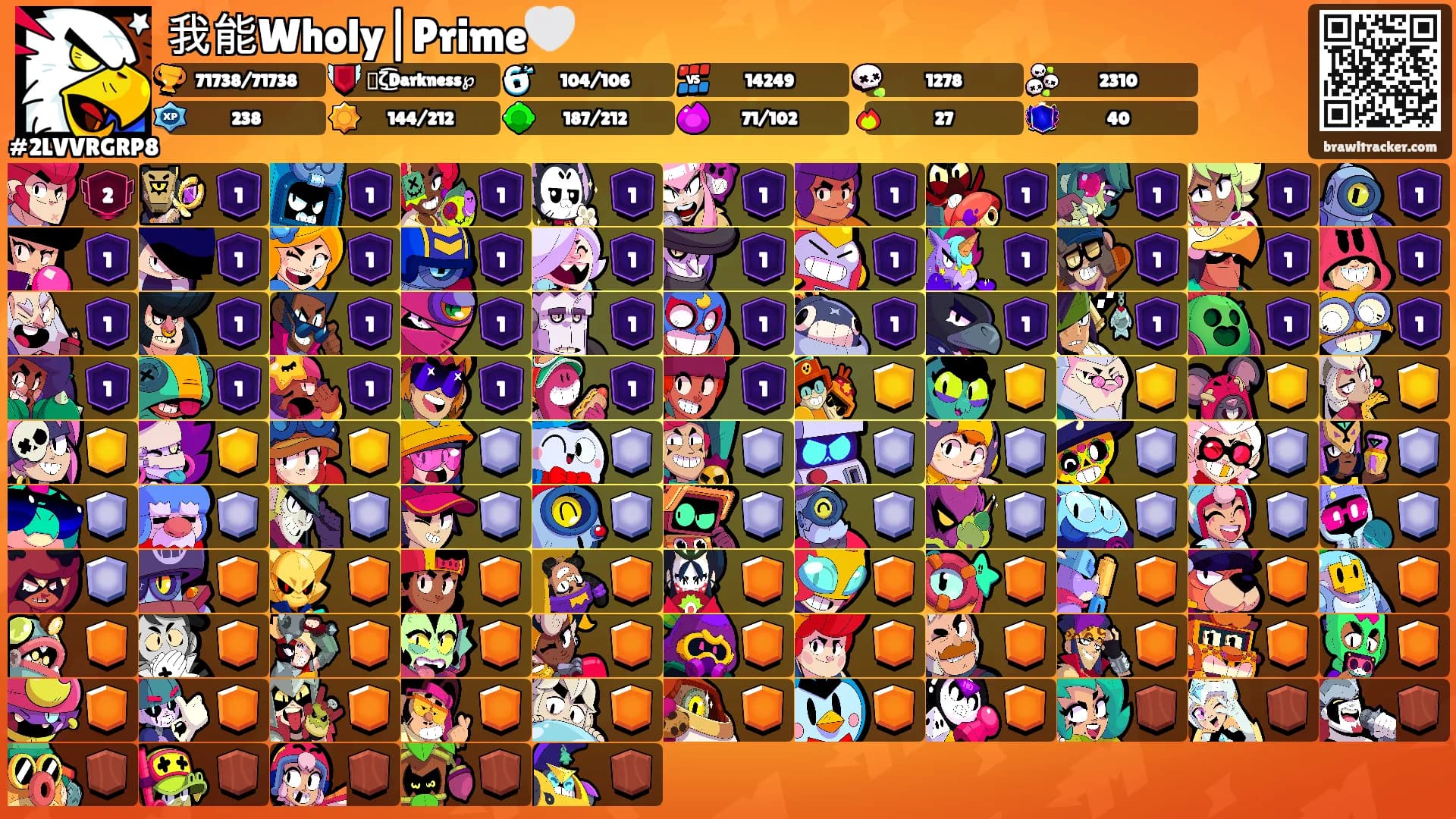 我能Wholy|Prime🤍's Ranks
