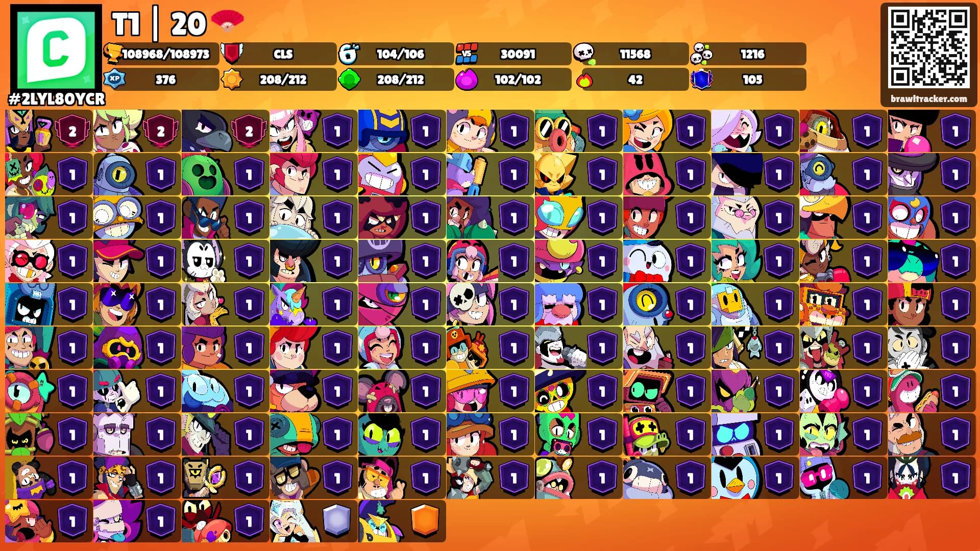 T1 | 20 🪭's Ranks