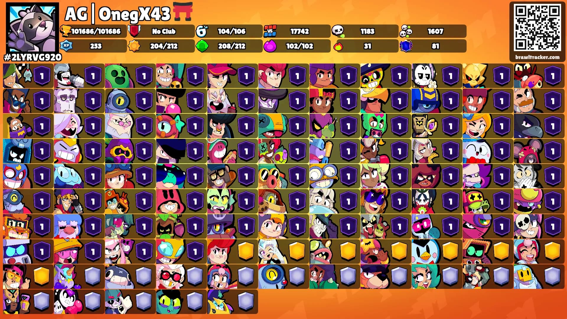 AG|OnegX43 ⛩️'s Ranks